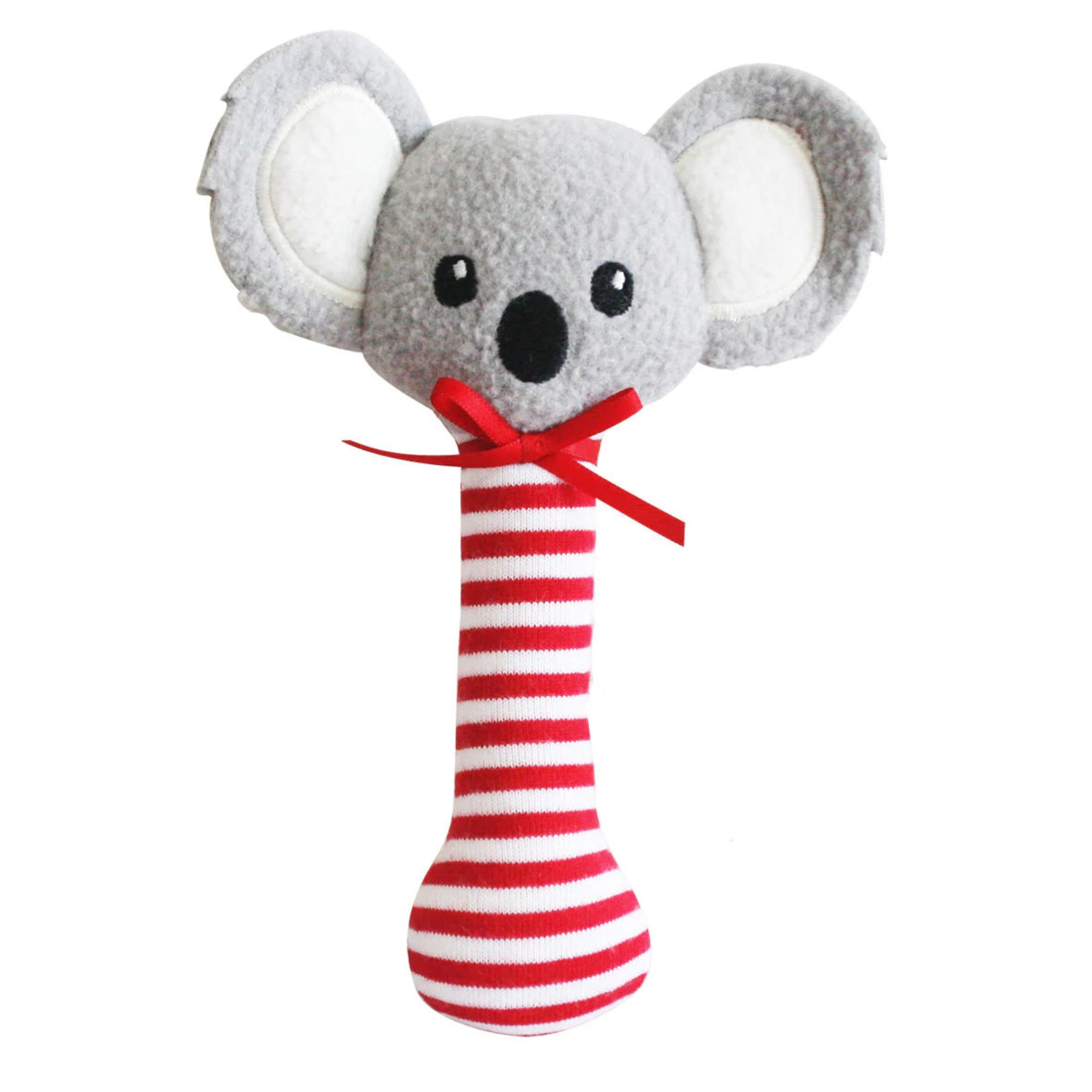 Alimrose Baby Koala Stick Rattle Red