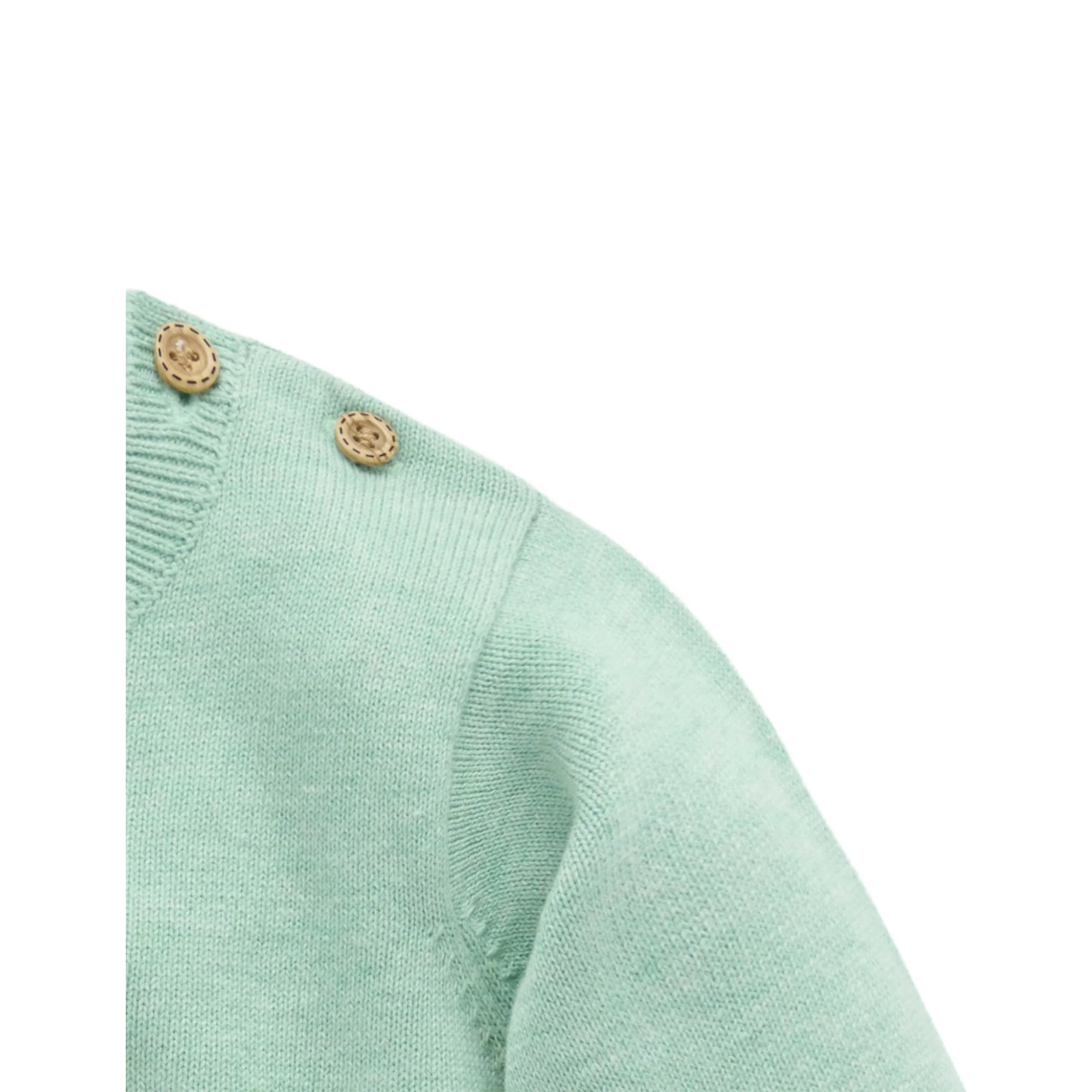 Purebaby Llama Jumper - Aloe Melange