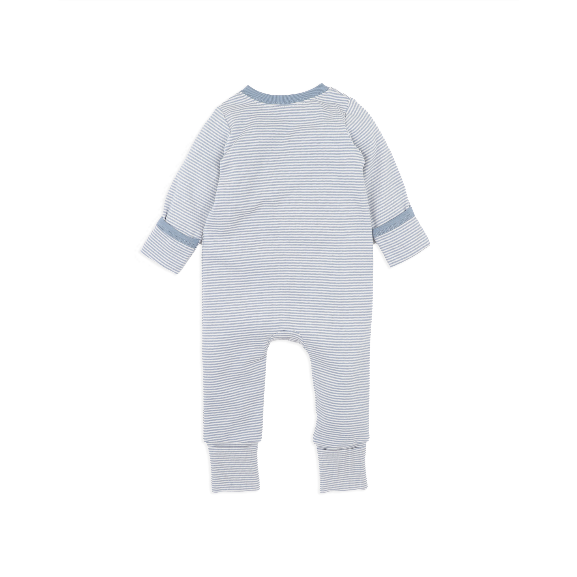 Bebe Alvin stripe organic ls zipsuit - Alvin stripe