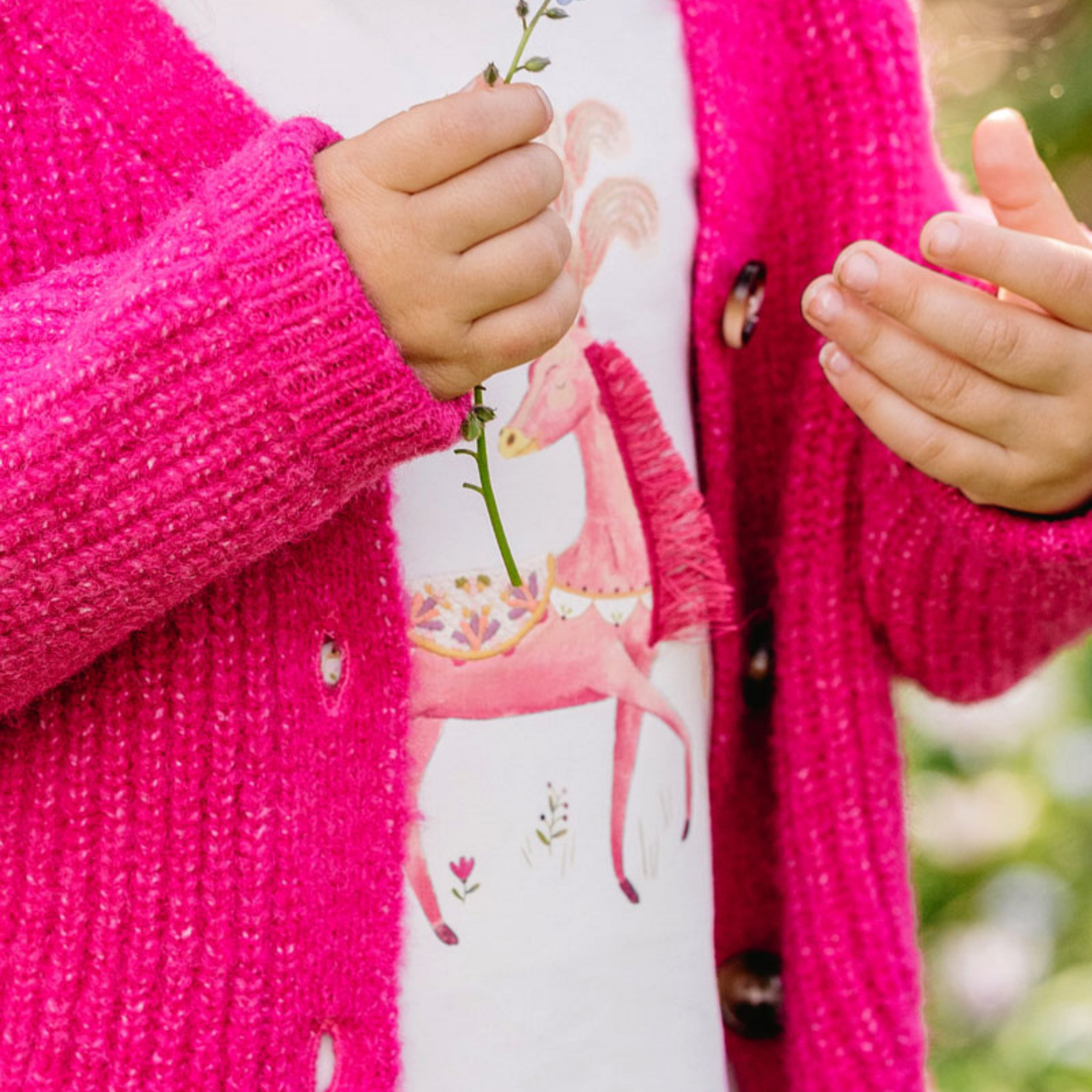 Fox & Finch Wild Horses Tee - Light Cream