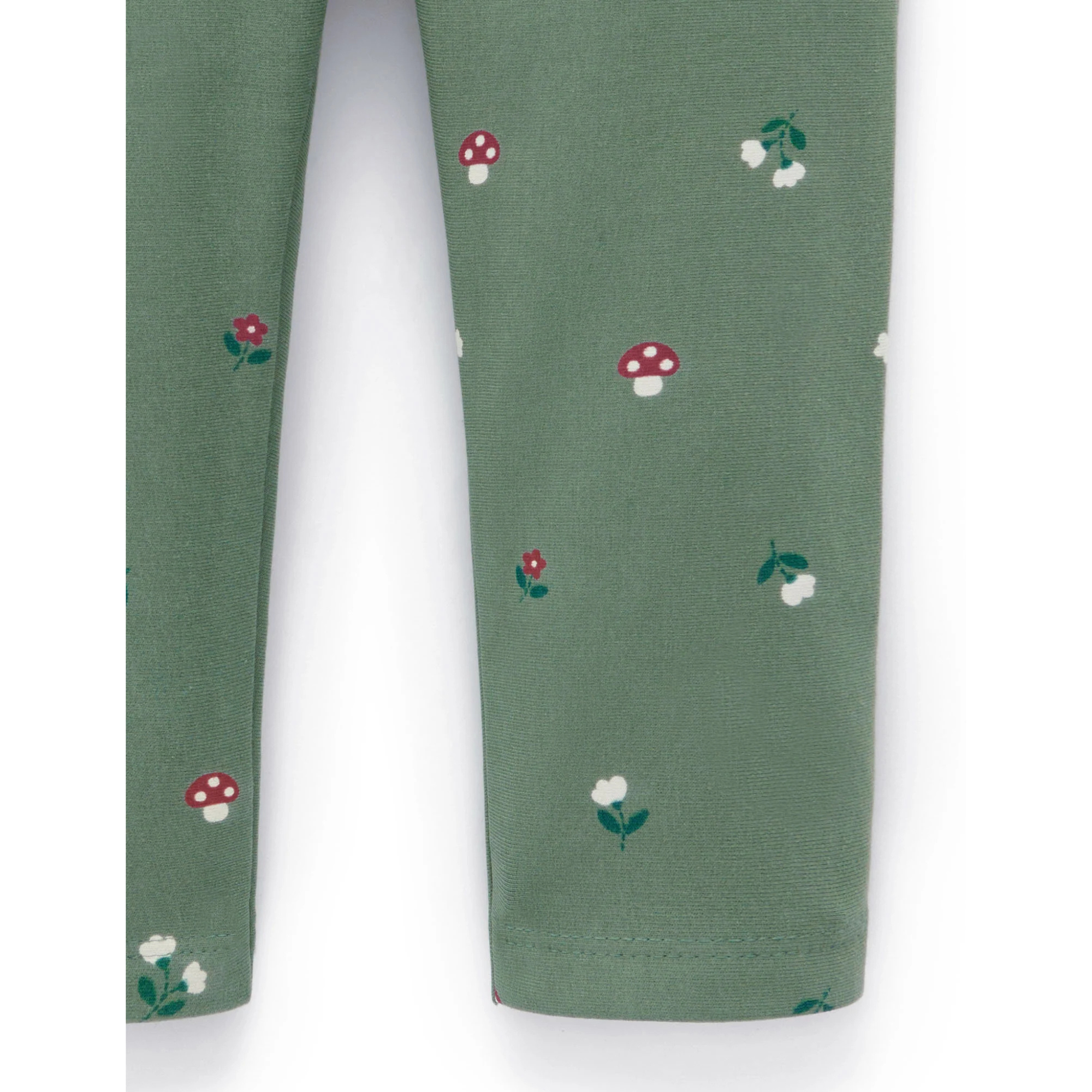 Purebaby Thick Leggings with Pockets - Glade Print