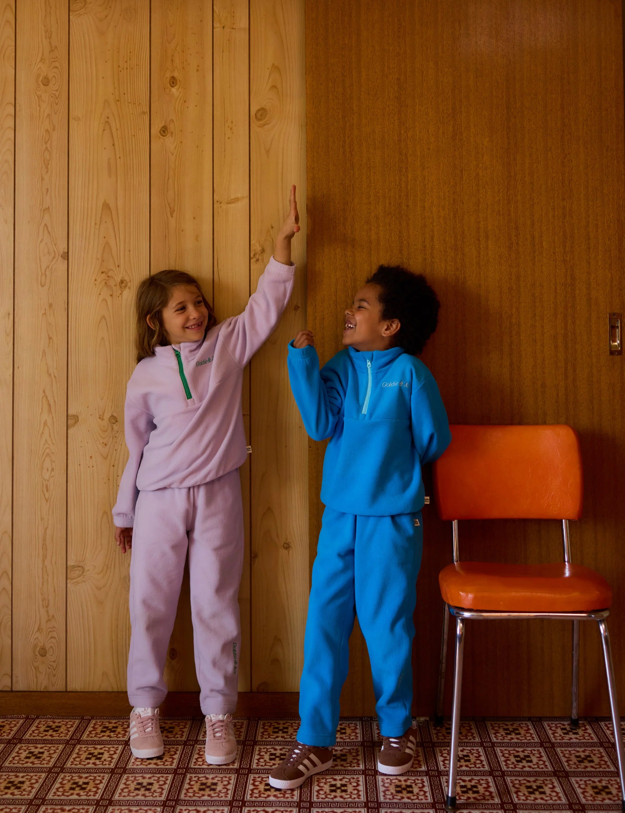 Goldie and Ace Bobbi Polar Fleece Sweatpants Lake