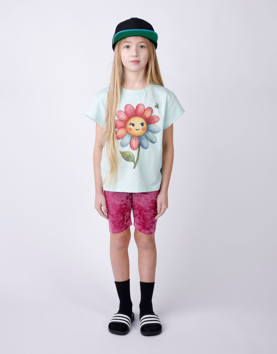 Minti Velvet Bike Pants - Hot Pink