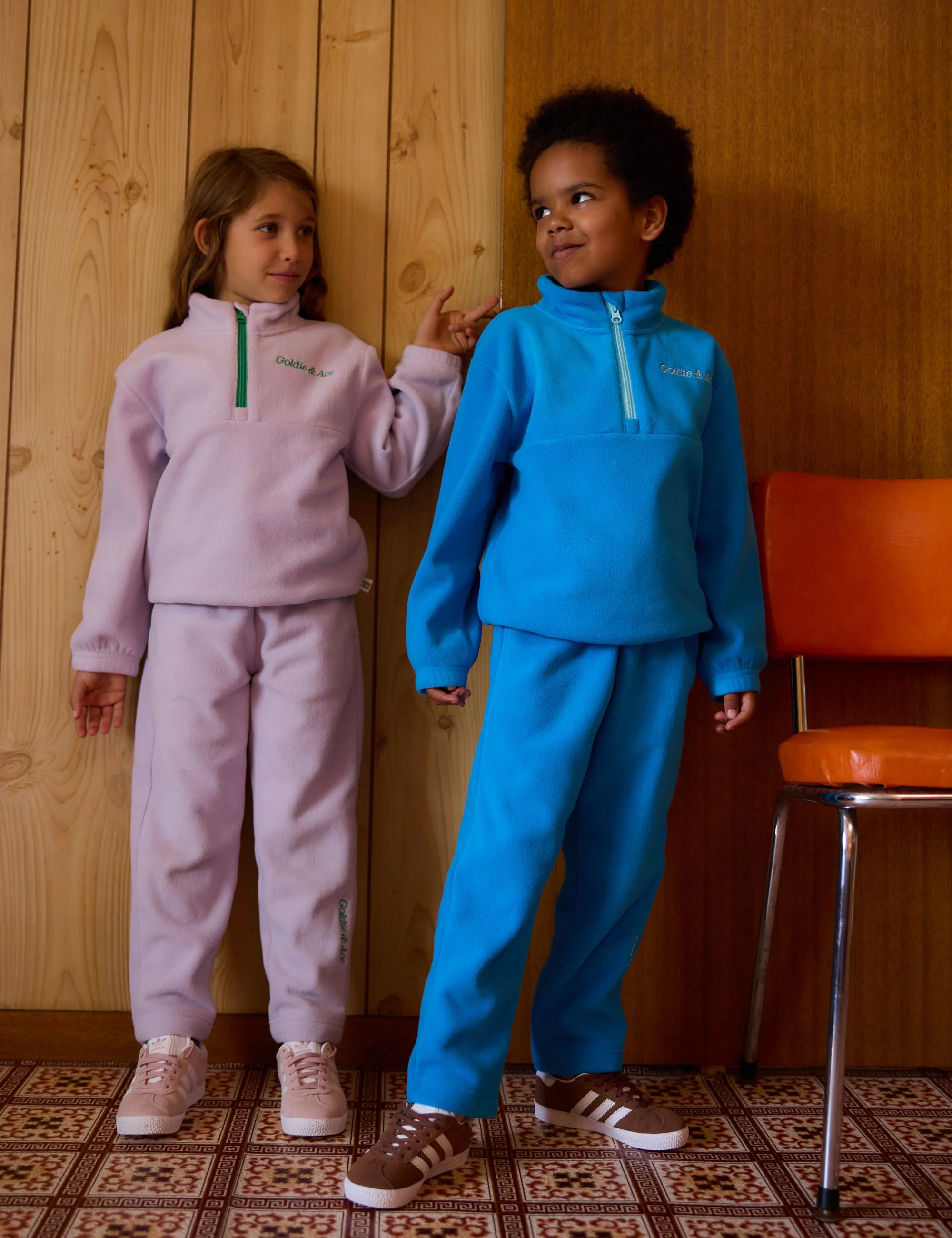 Goldie and Ace Bobbi Polar Fleece Sweatpants Lake