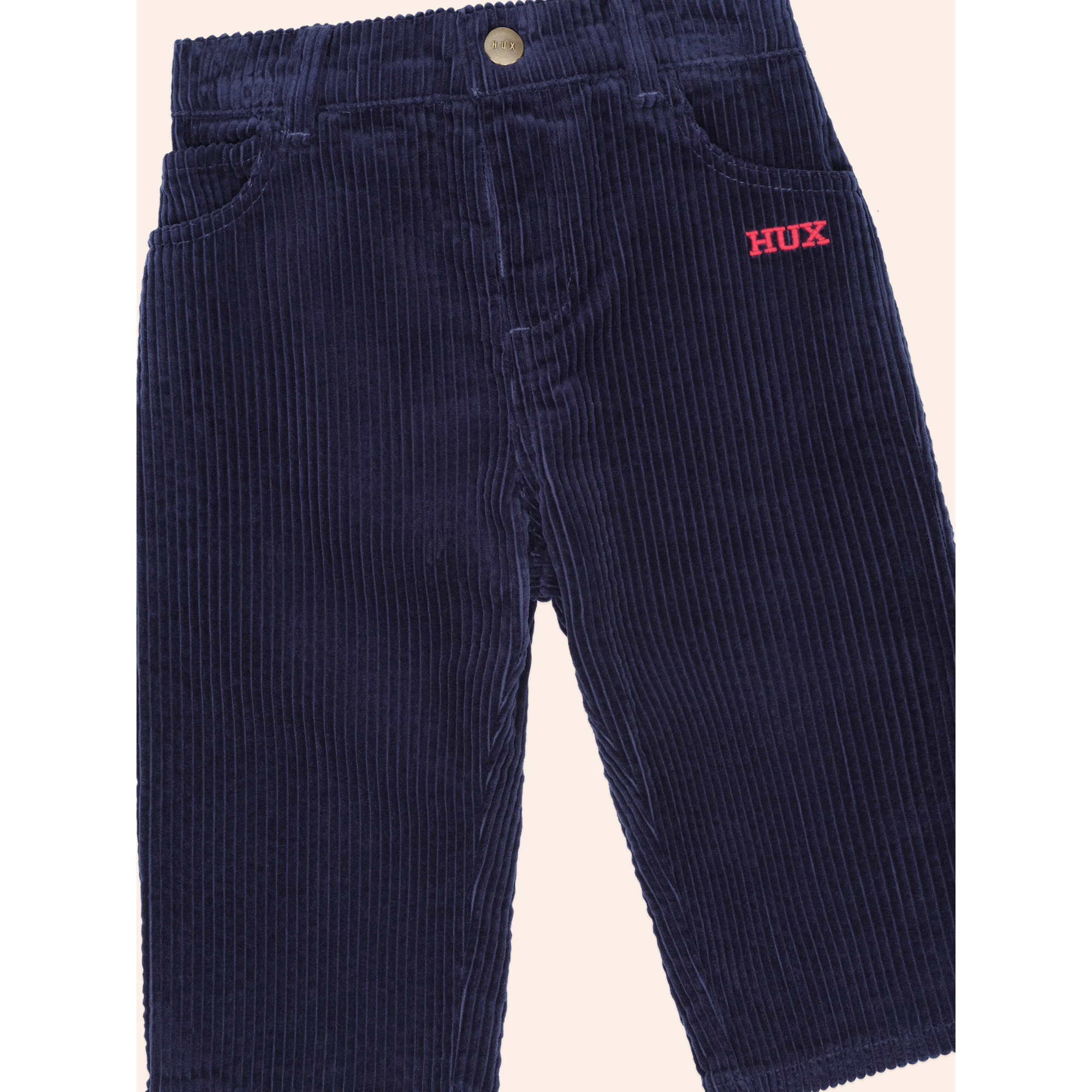 Huxbaby Cord Wide Leg Pant - Cobalt