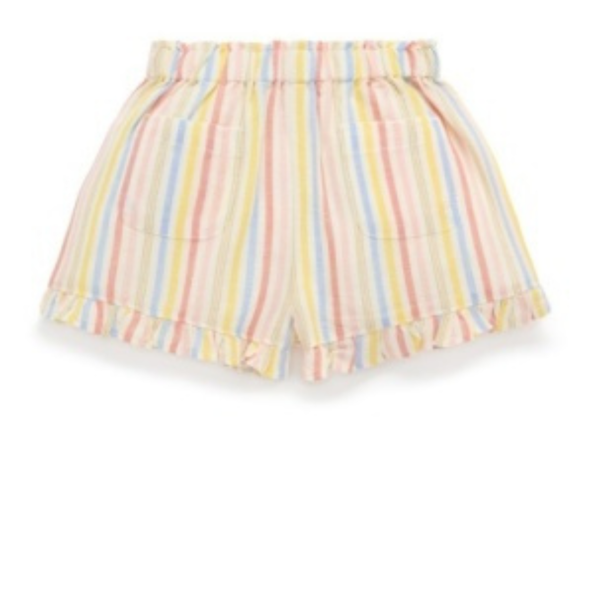 Purebaby Linen Blend Shorts - Fiesta Stripe