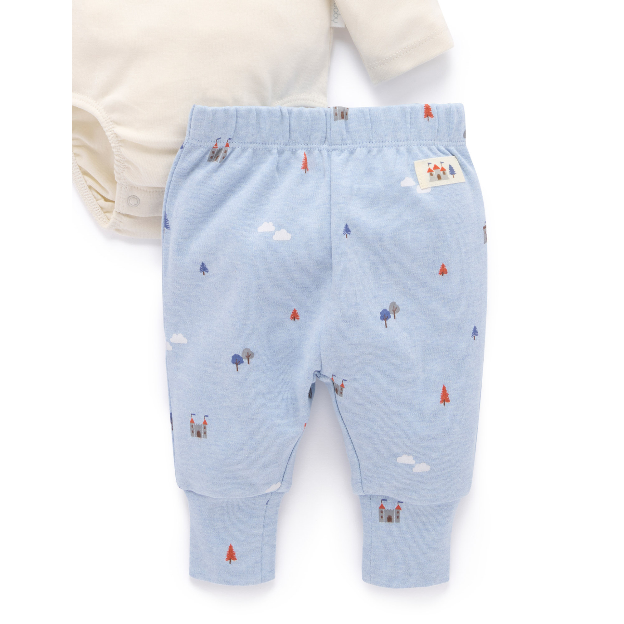 Purebaby 3 Piece Gift Set - Castle Print