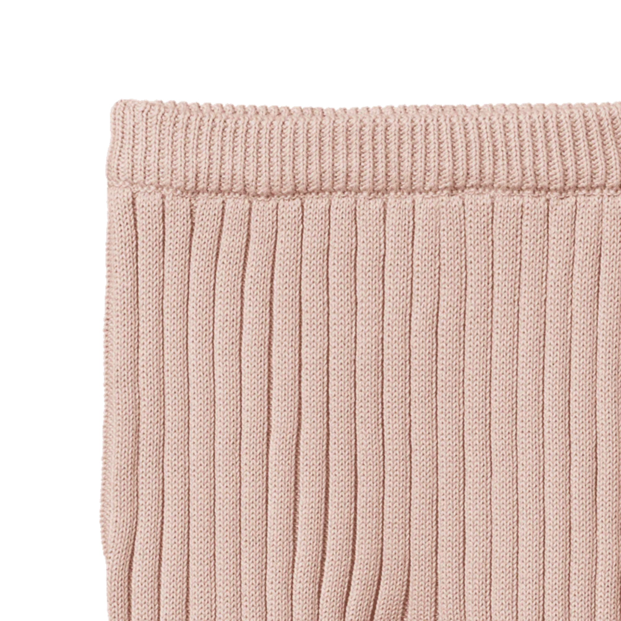 Nature Baby Lou Pants Cotton Knit - Rose Dust