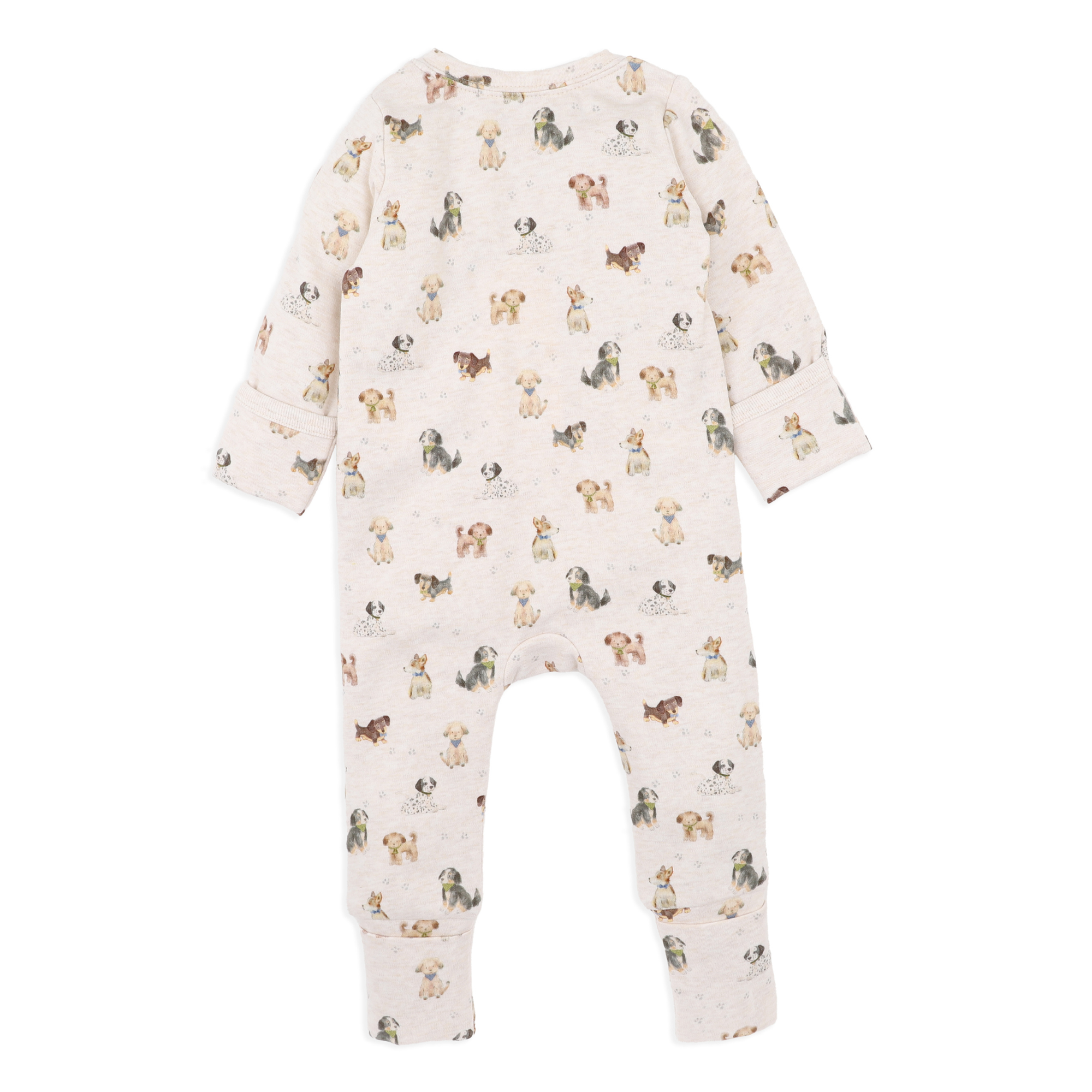 Bebe Otto Organic Ls Zipsuit - Otto Print