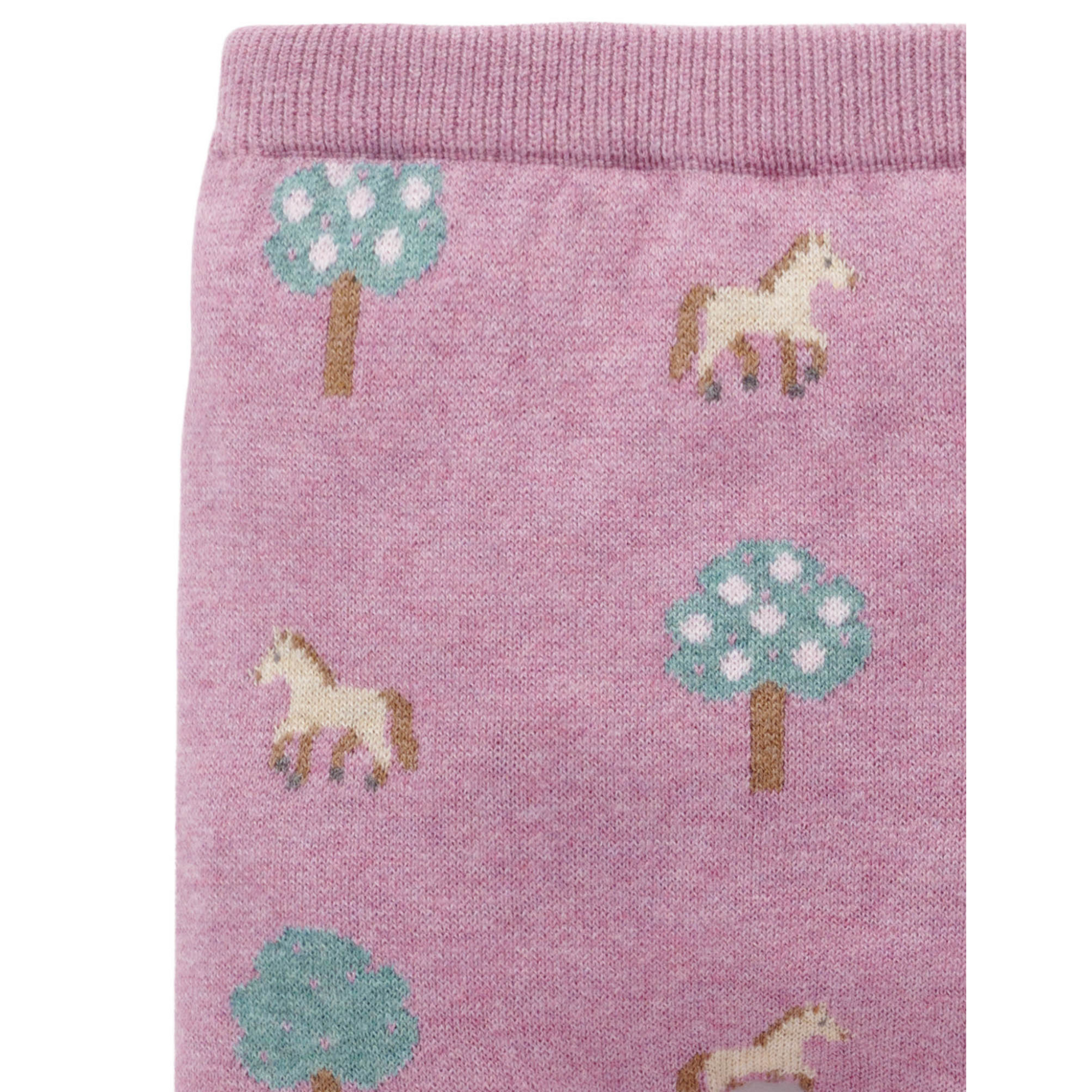 Purebaby On The Farm Leggings - Orchard Jacquard