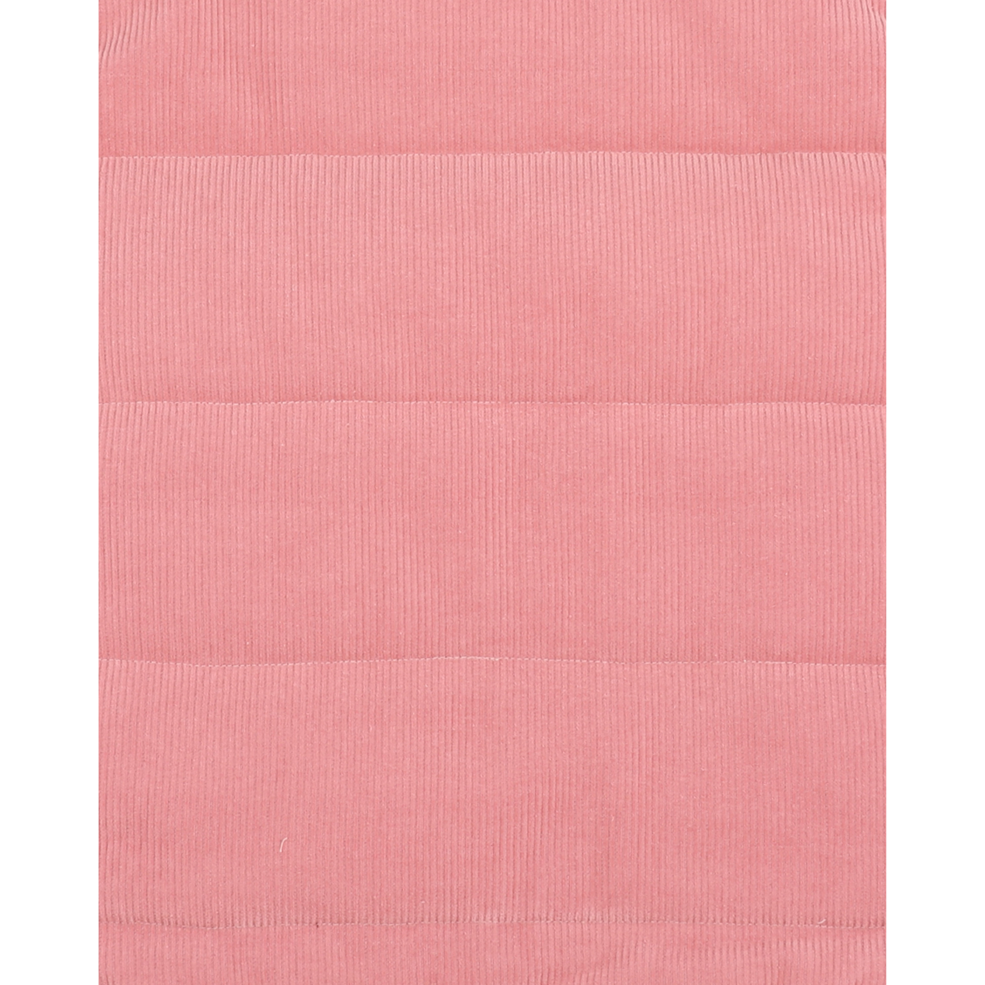 Fox & Finch Wild garden quilted zip up vest - Rose