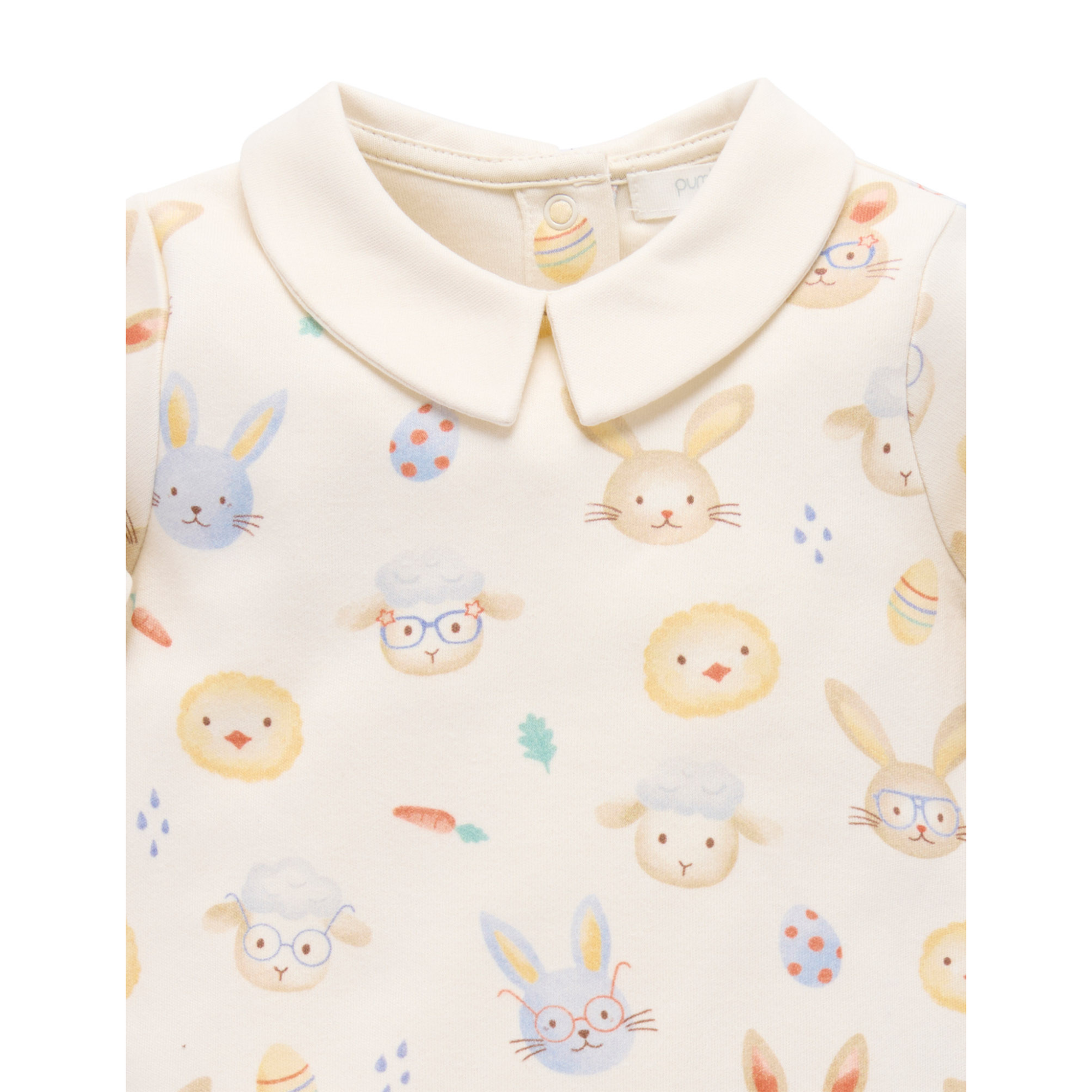 Purebaby Hoppity Thick Growsuit - Hoppity Print