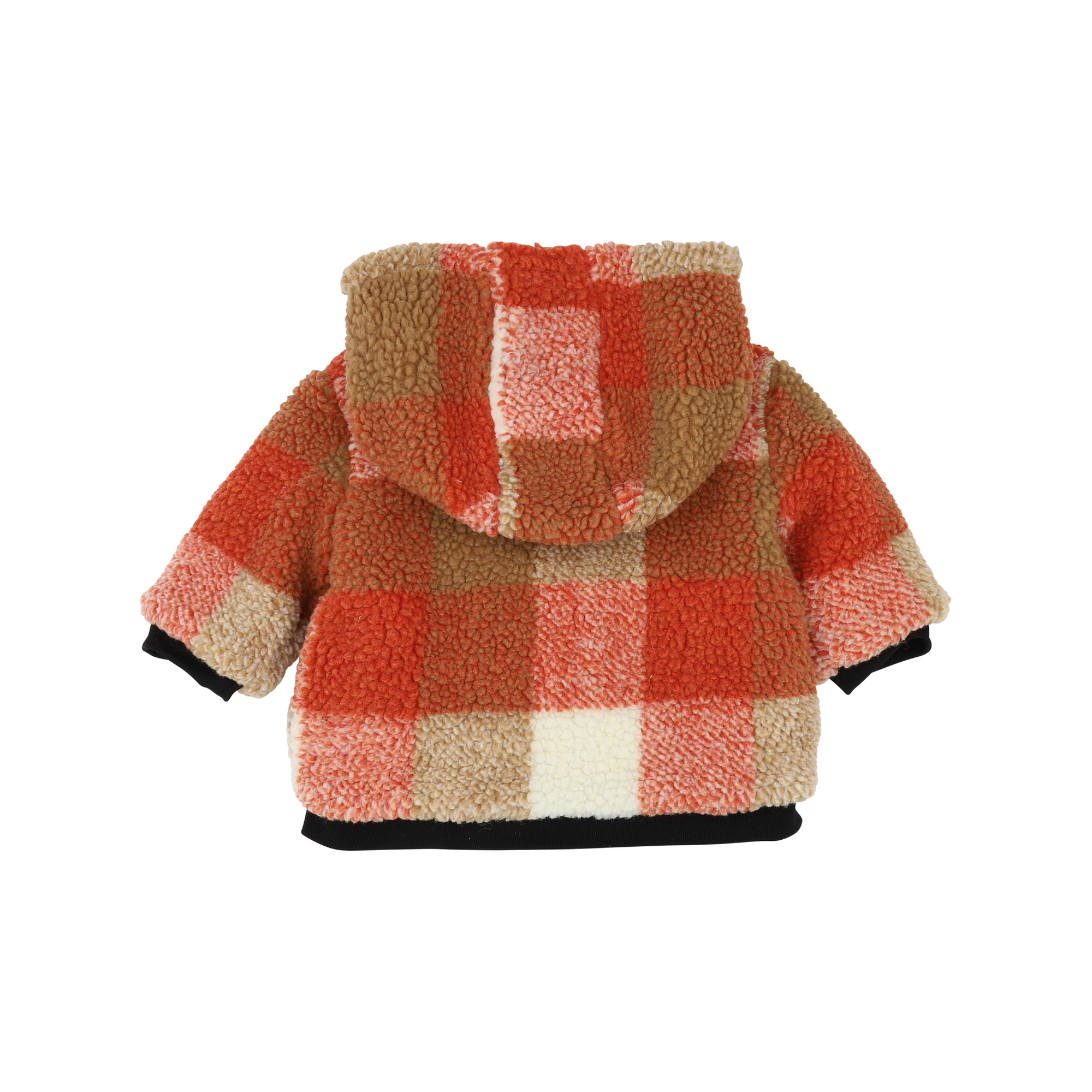 Fox & Finch Mr fox sherpa check jacket - Rust check