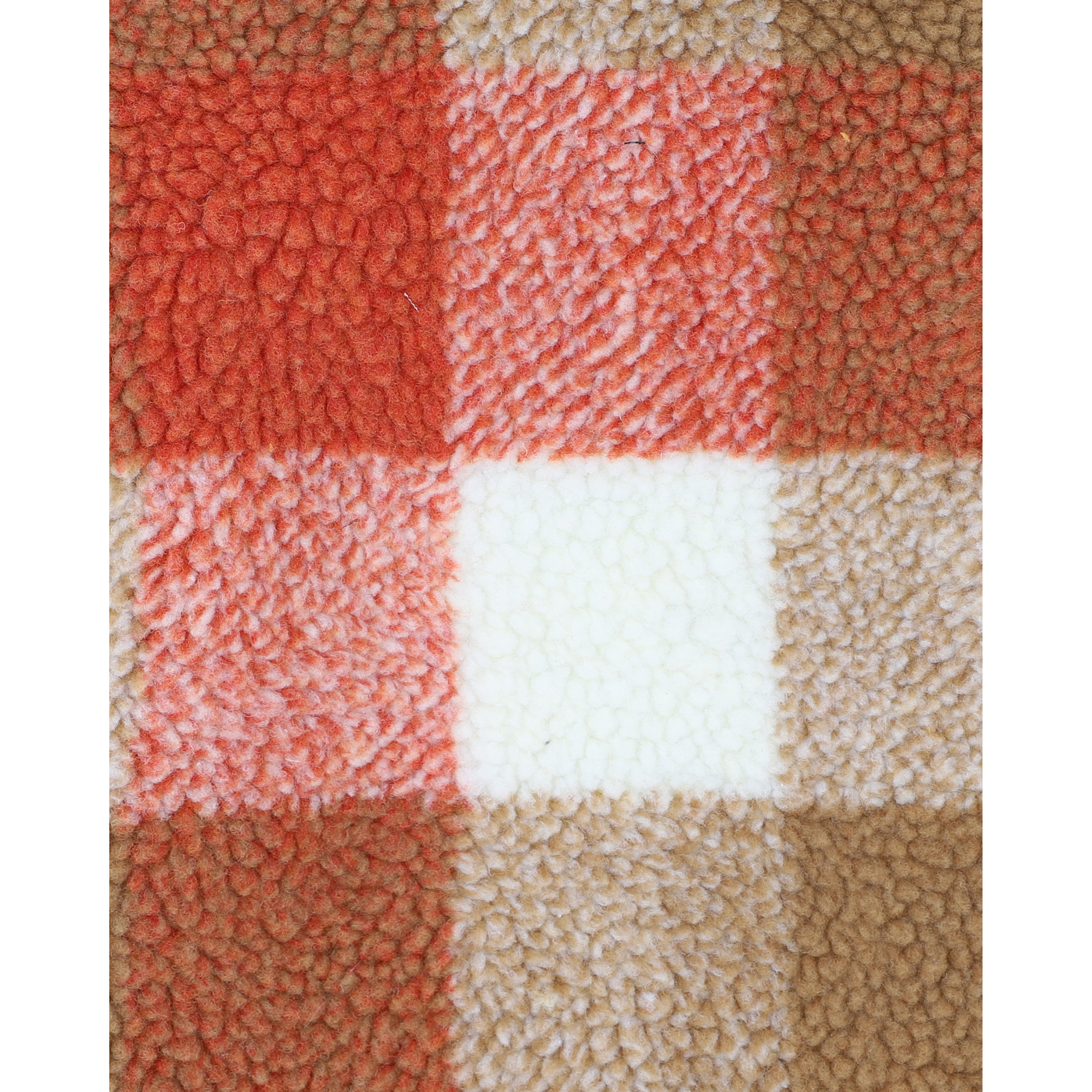 Fox & Finch Mr fox sherpa check jacket - Rust check