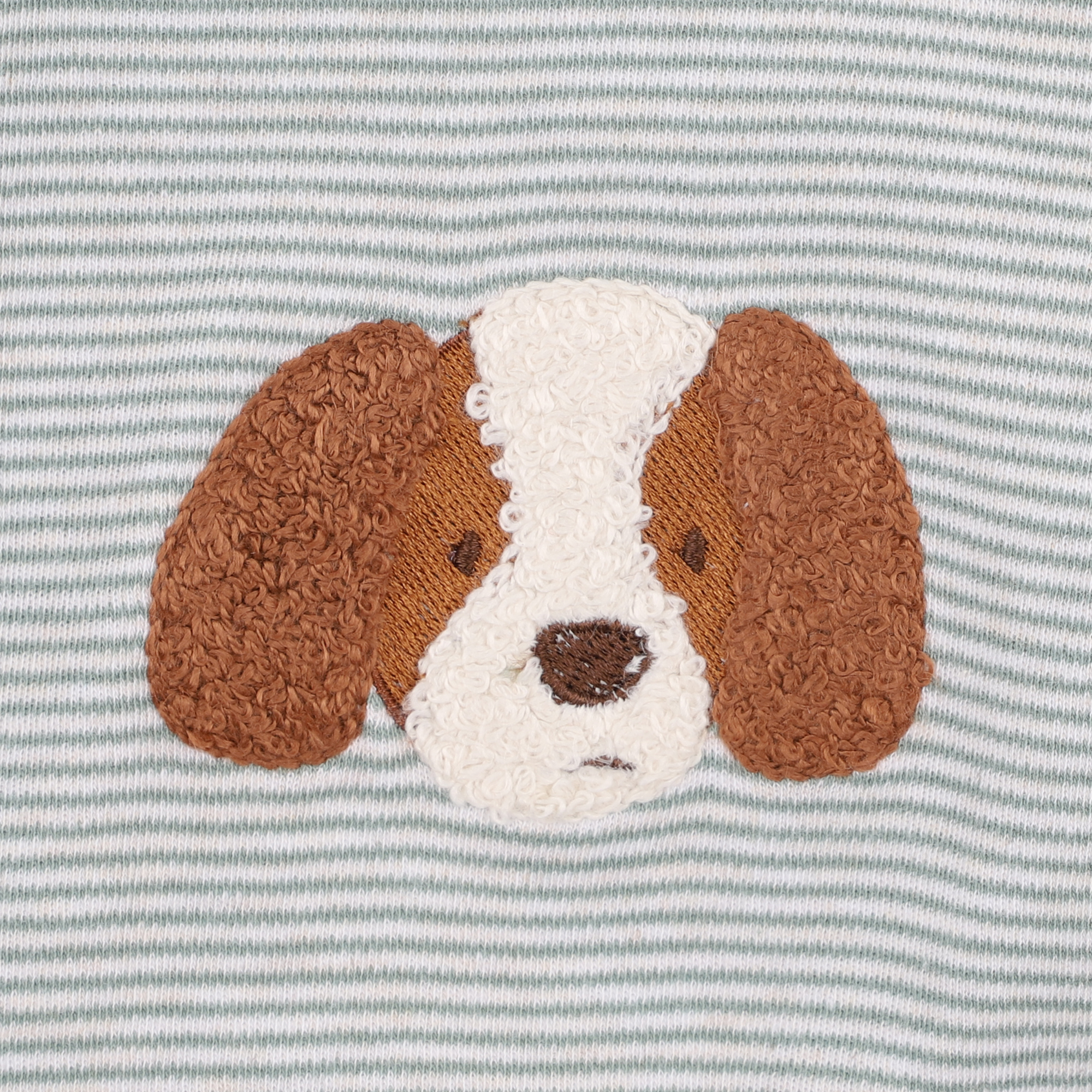 Bebe Otto Stripe Organic Long Sleeve Zipsuit - Otto Stripe