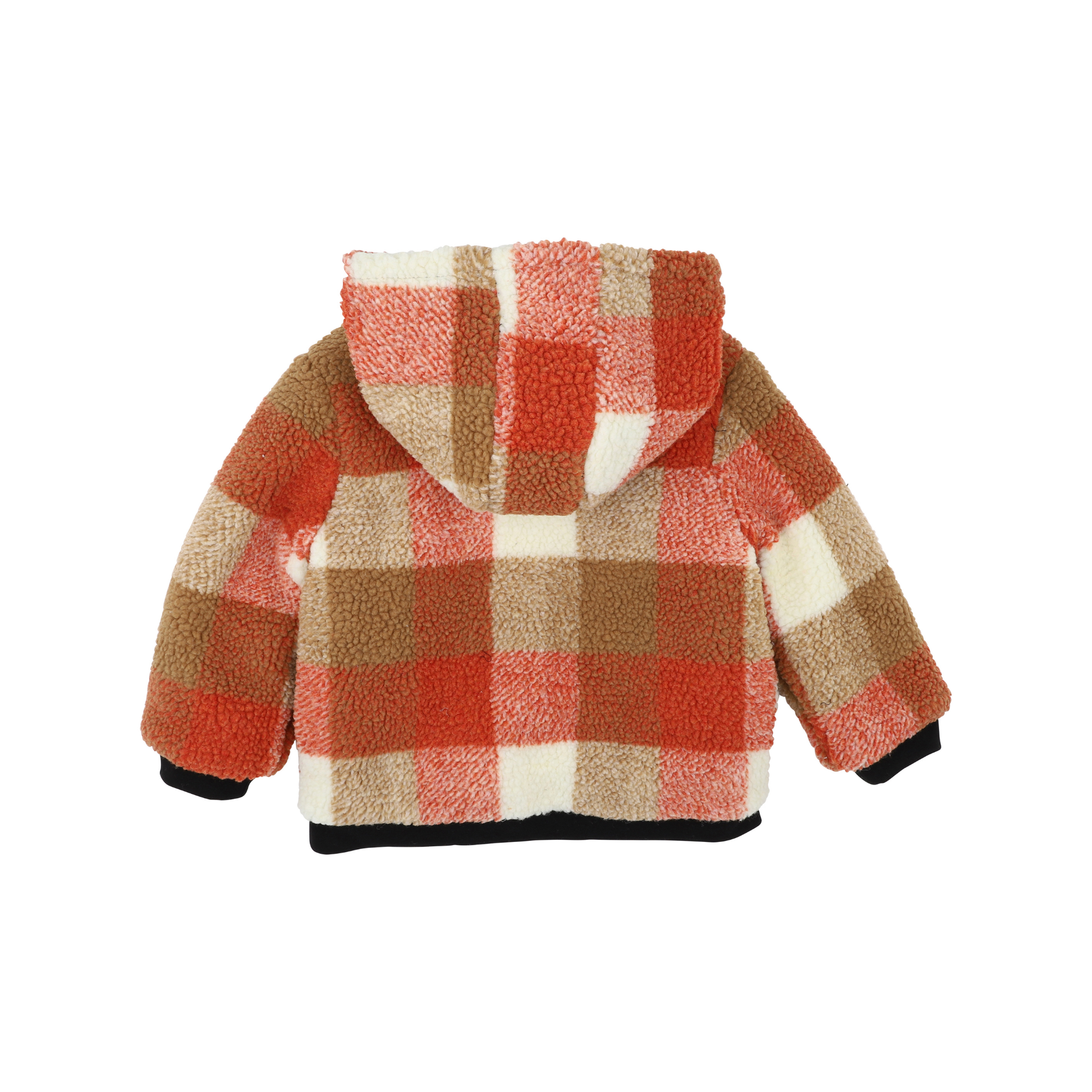Fox & Finch Mr fox sherpa check jacket - Rust check