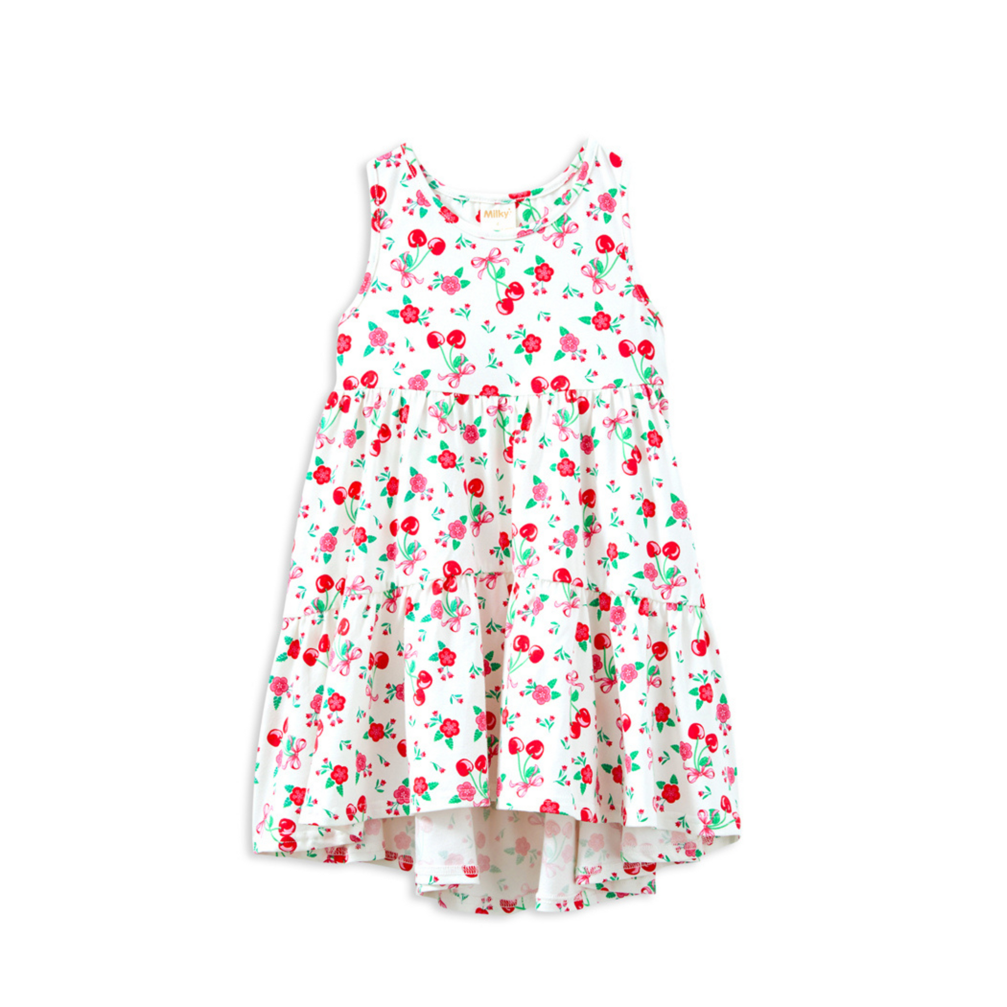 Milky Sweet Cherry Dress