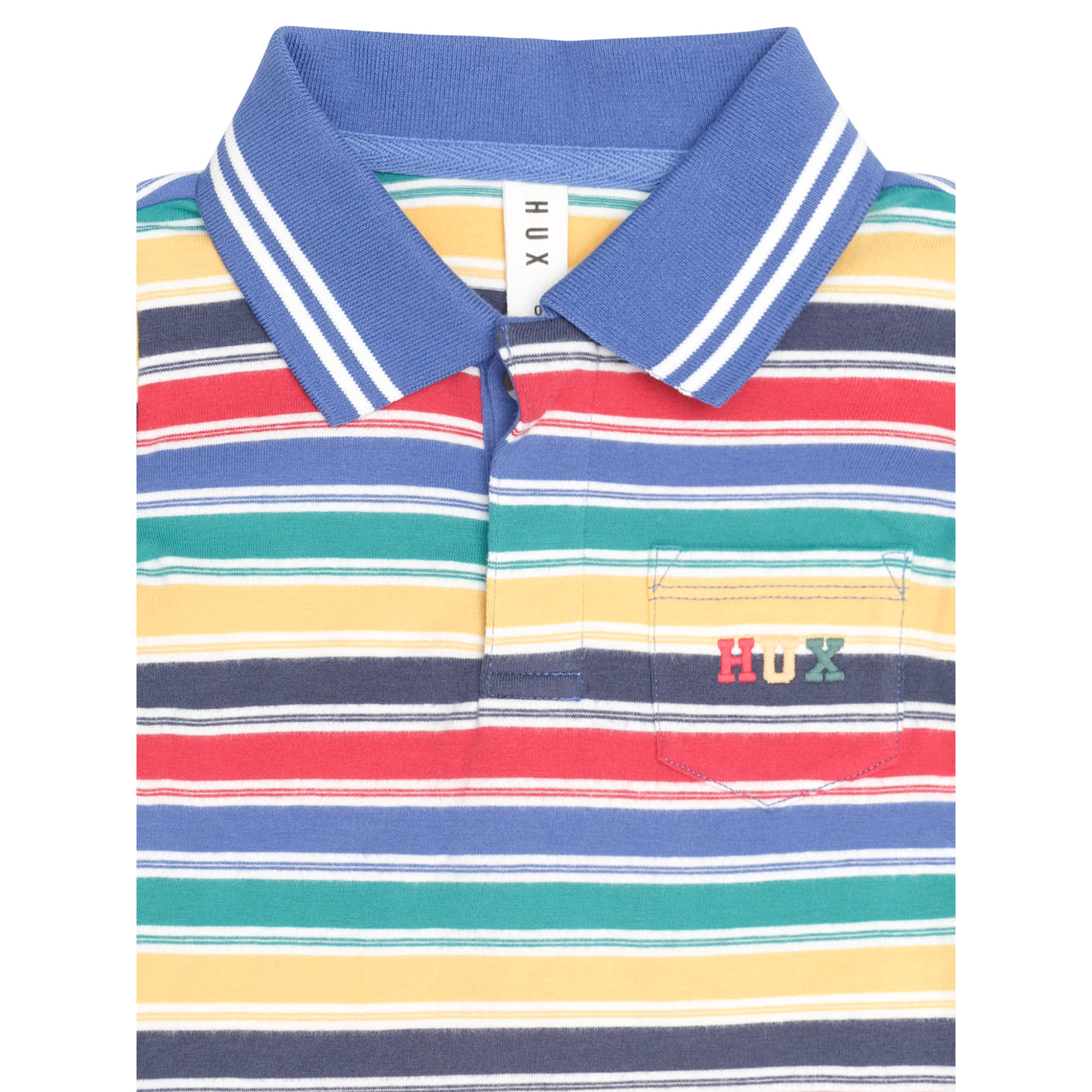 Huxbaby Vintage Stripe Hux Emb Polo - Multi