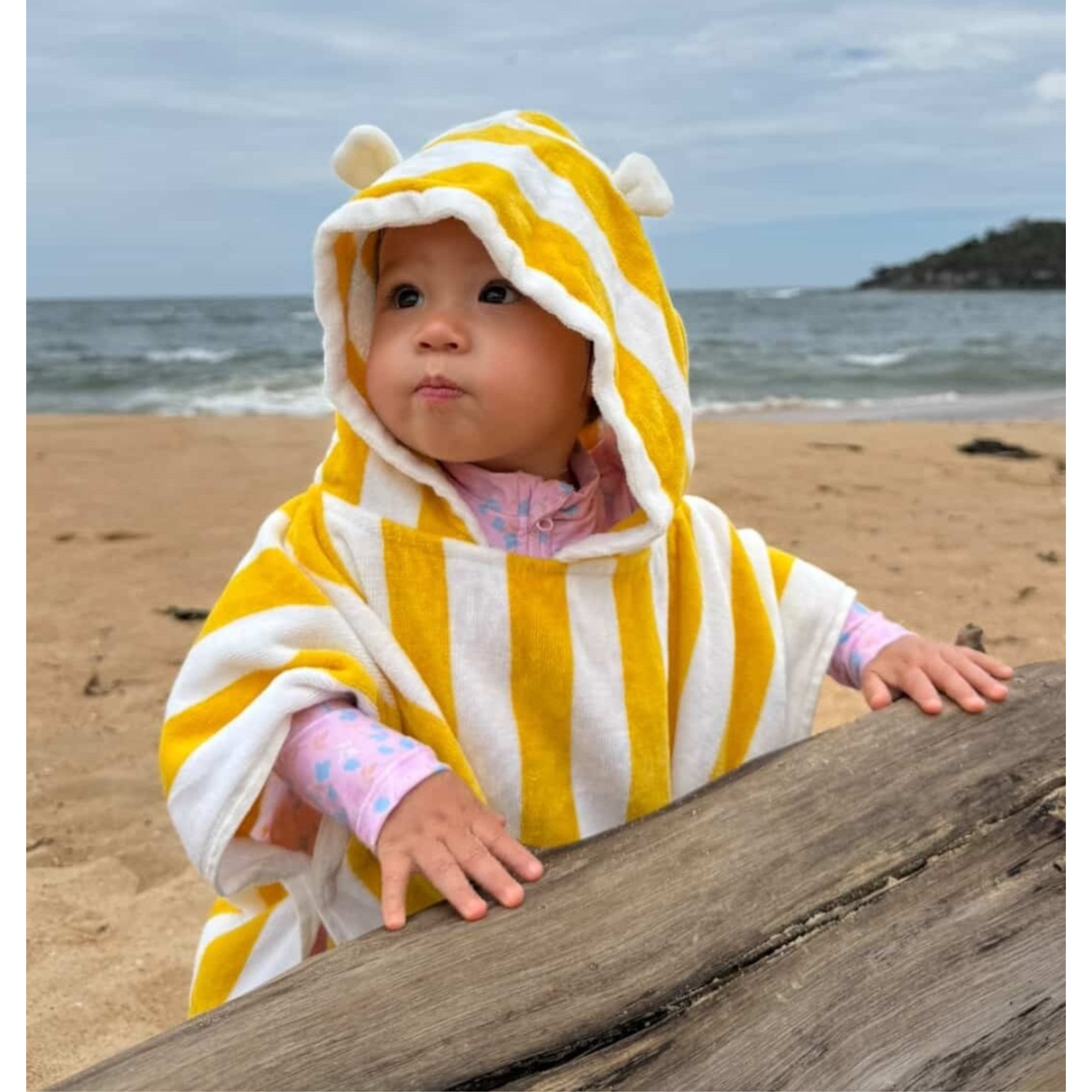 Toshi Hooded Towel Beachcomber - Sunny