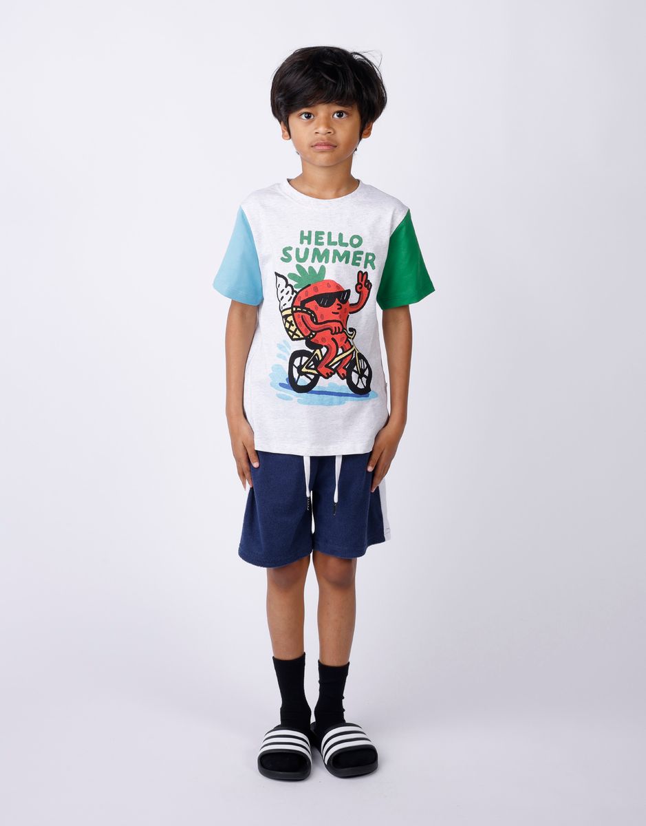 Minti Biking Strawberry Tee