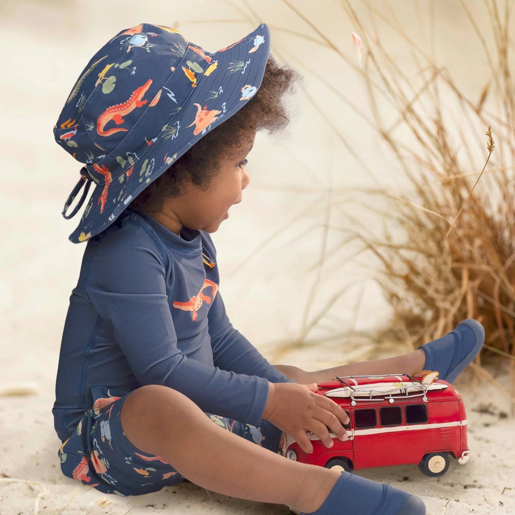 Toshi Swim Sunhat Paradise - Kakadu Moonlight