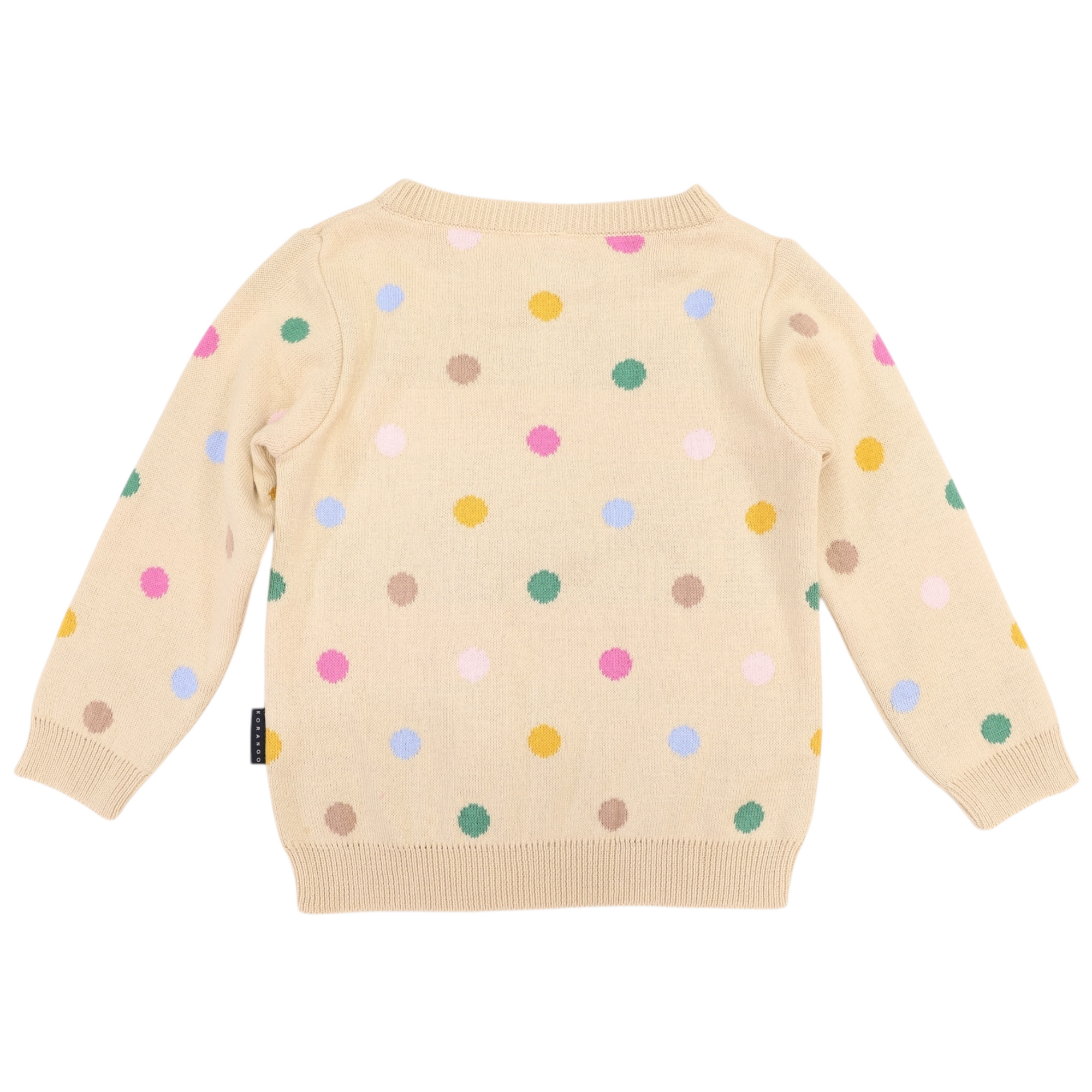 Korango Polkadot Sweater - Beige