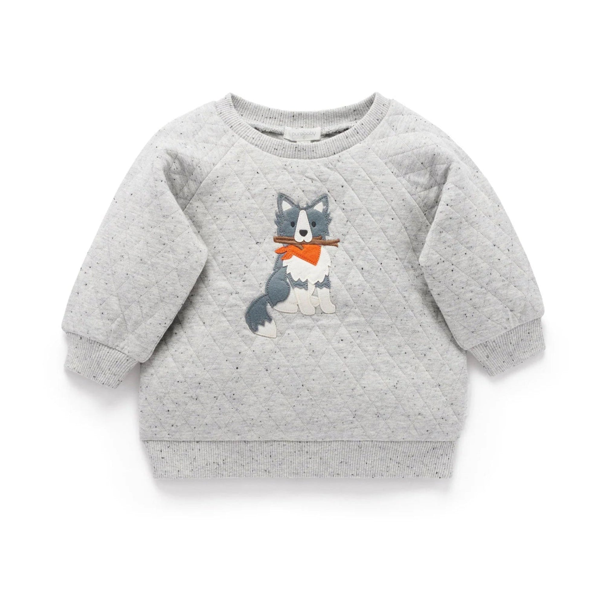 Purebaby Sheep Dog Windcheater - Grey Neppy