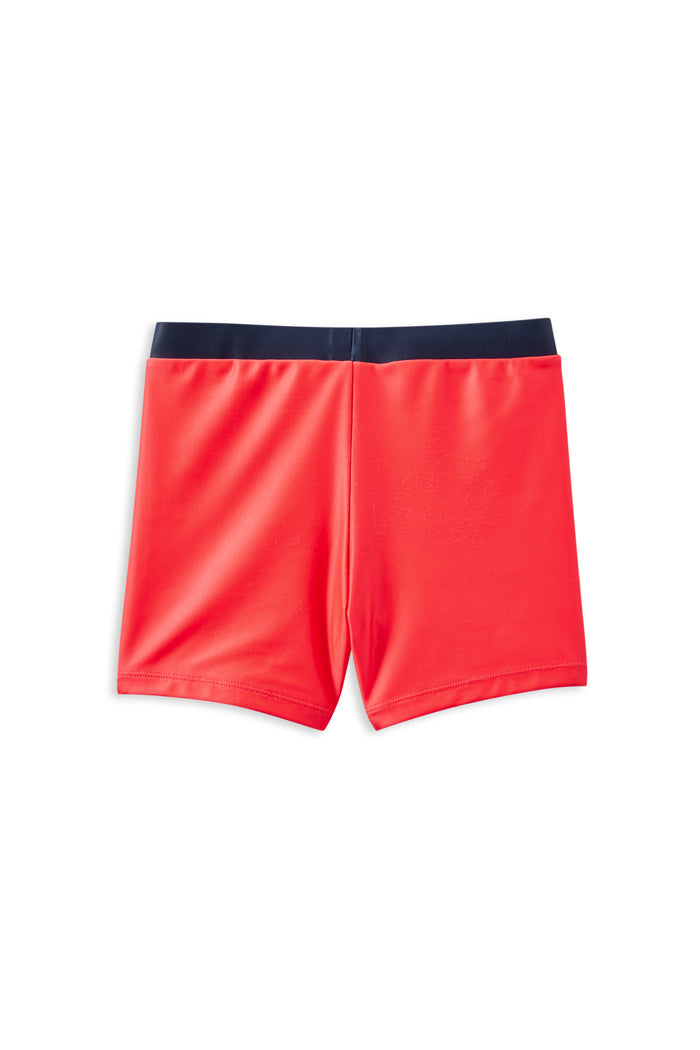 Milky Red Swim Short