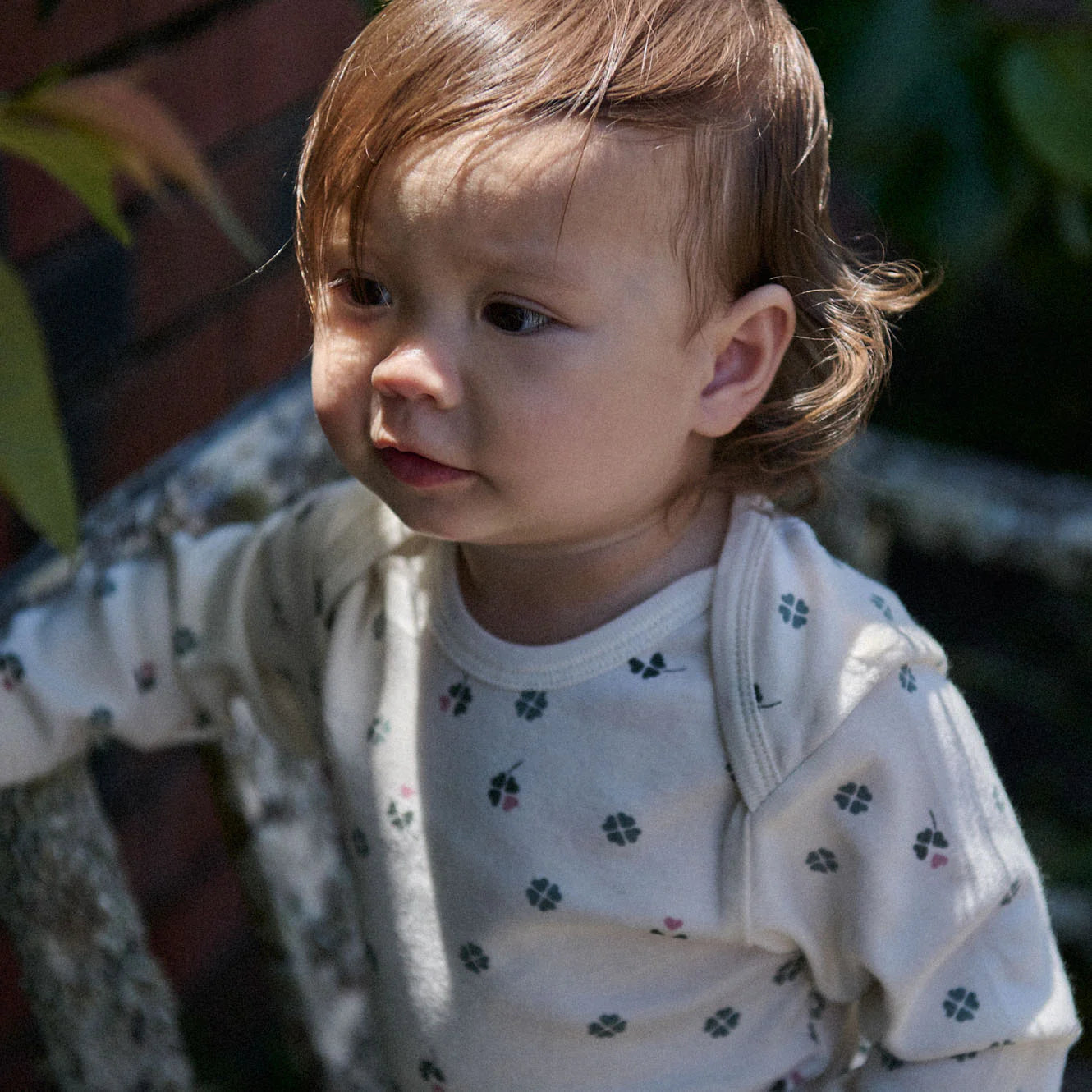 Nature Baby Long Sleeve Bodysuit - Lucky Print