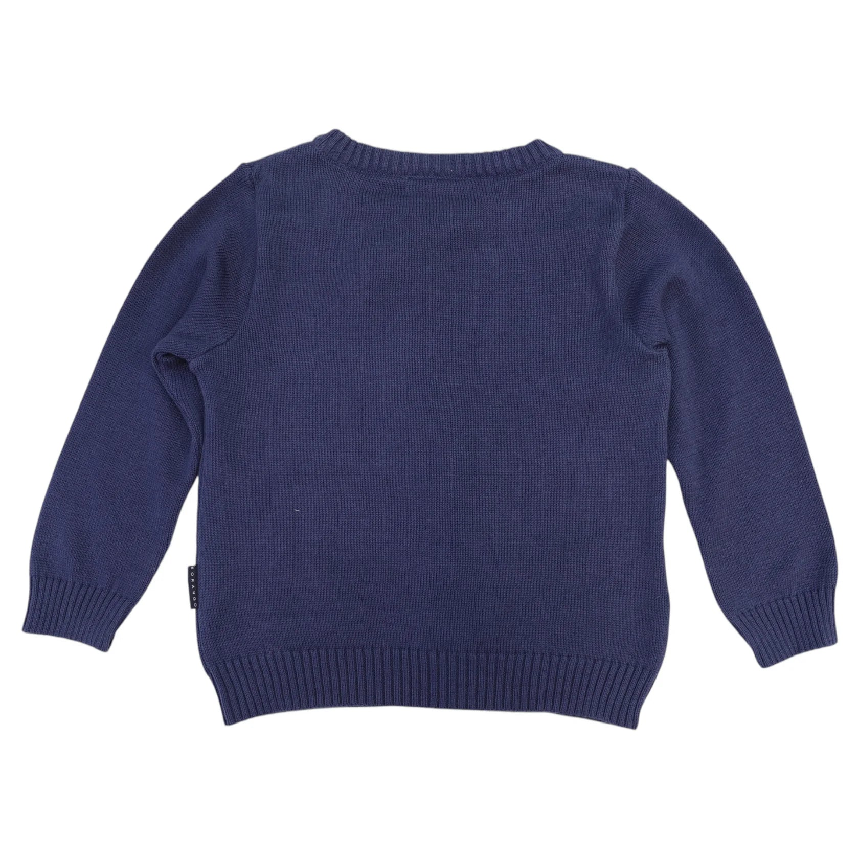 Korango Polkadot Sweater - Navy