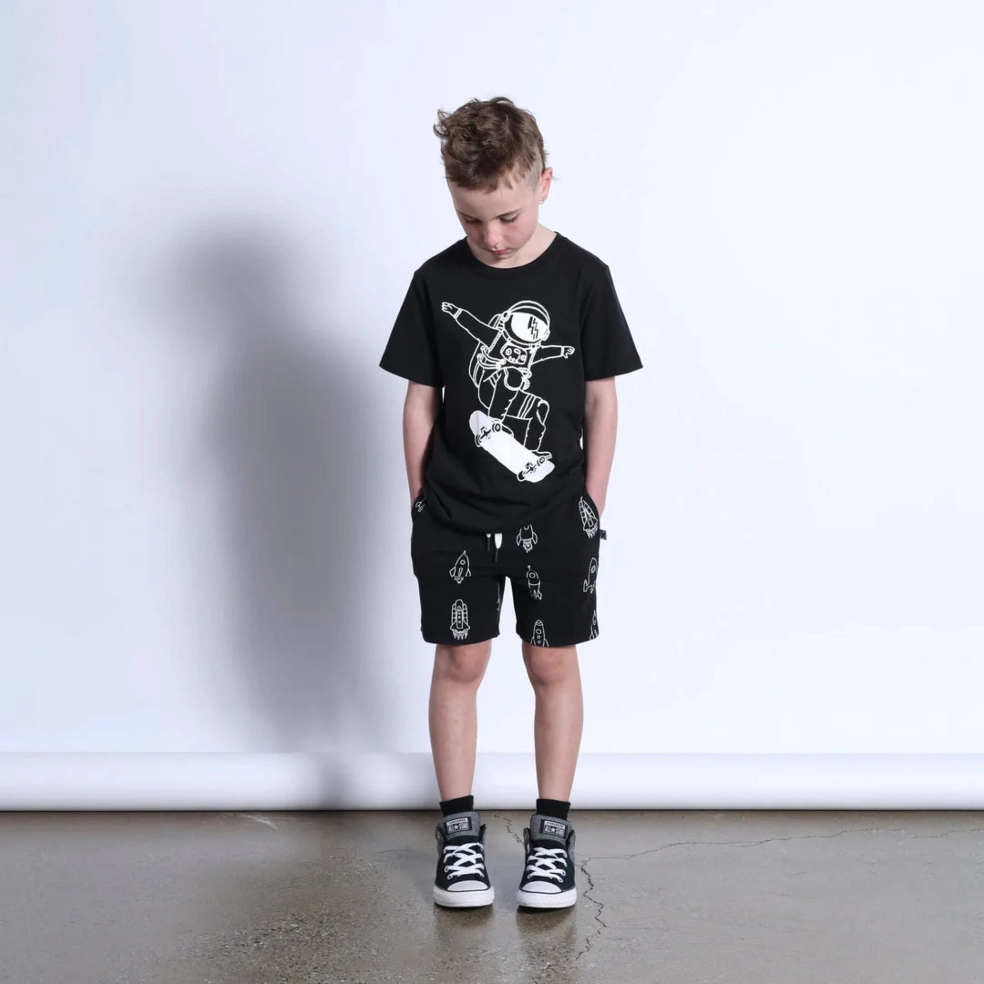 Minti Rockets Short - Black Wash