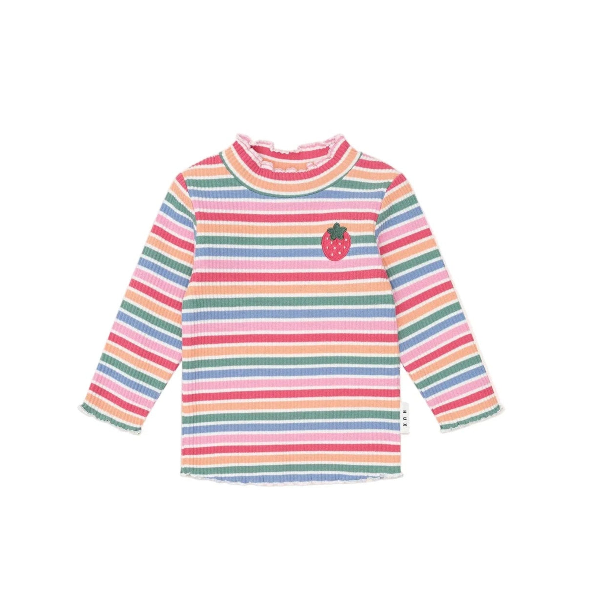 Huxbaby Tutti Frutti Stripe Rib Skivvy
