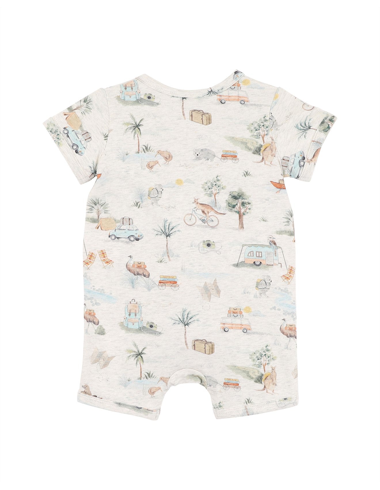 Bebe Ivan Short Sleeve Zipsuit
