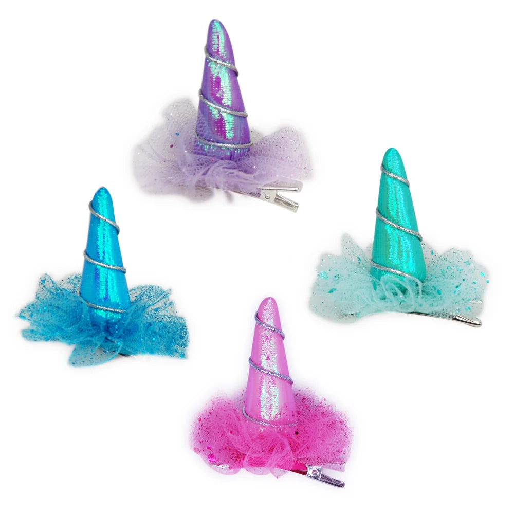 Mini Unicorn Horn Hairclips