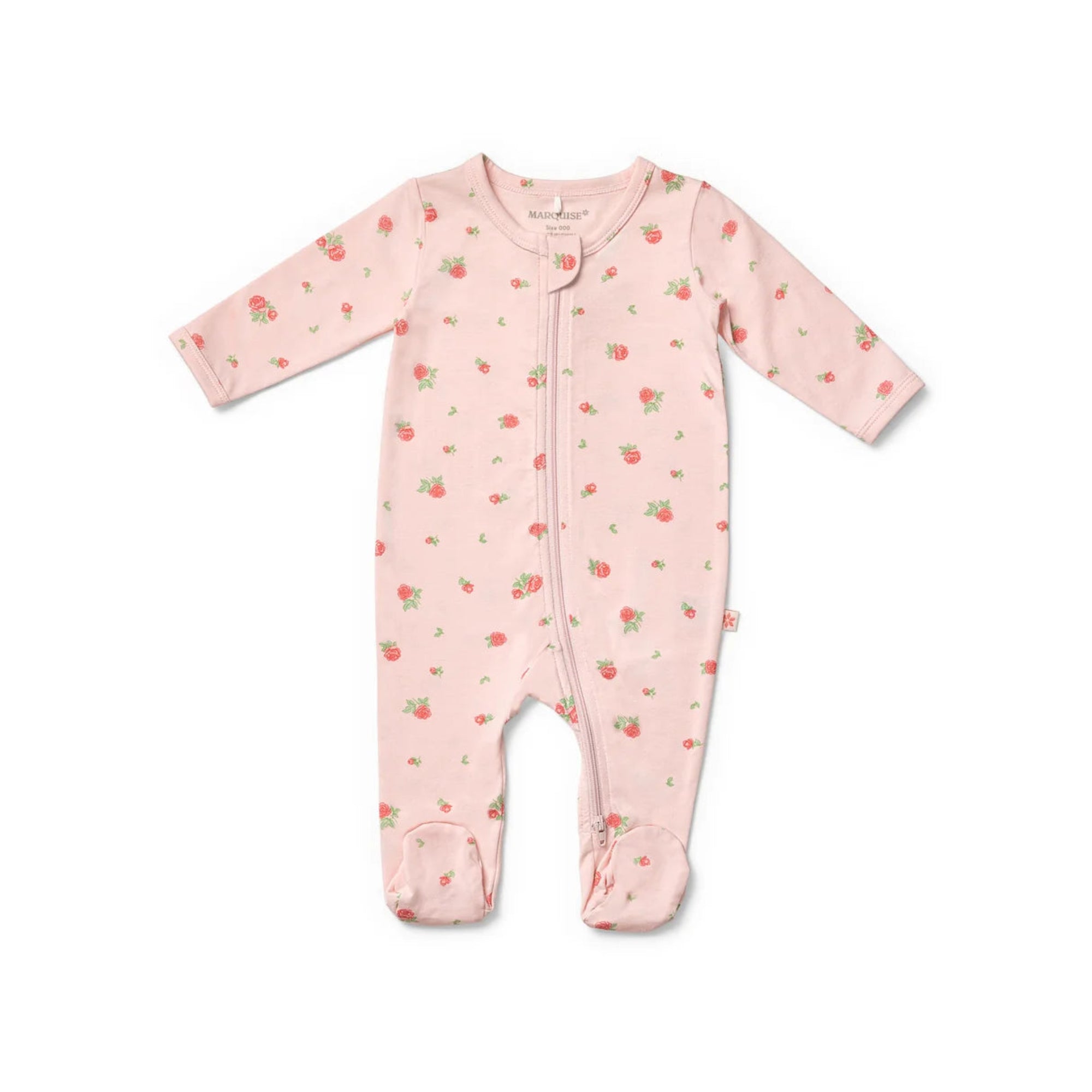 Roses Stretchy Zipsuit