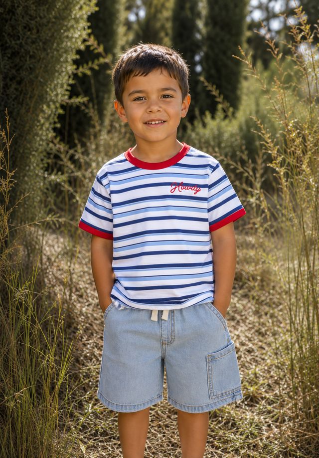 Milky Ranch Stripe Tee