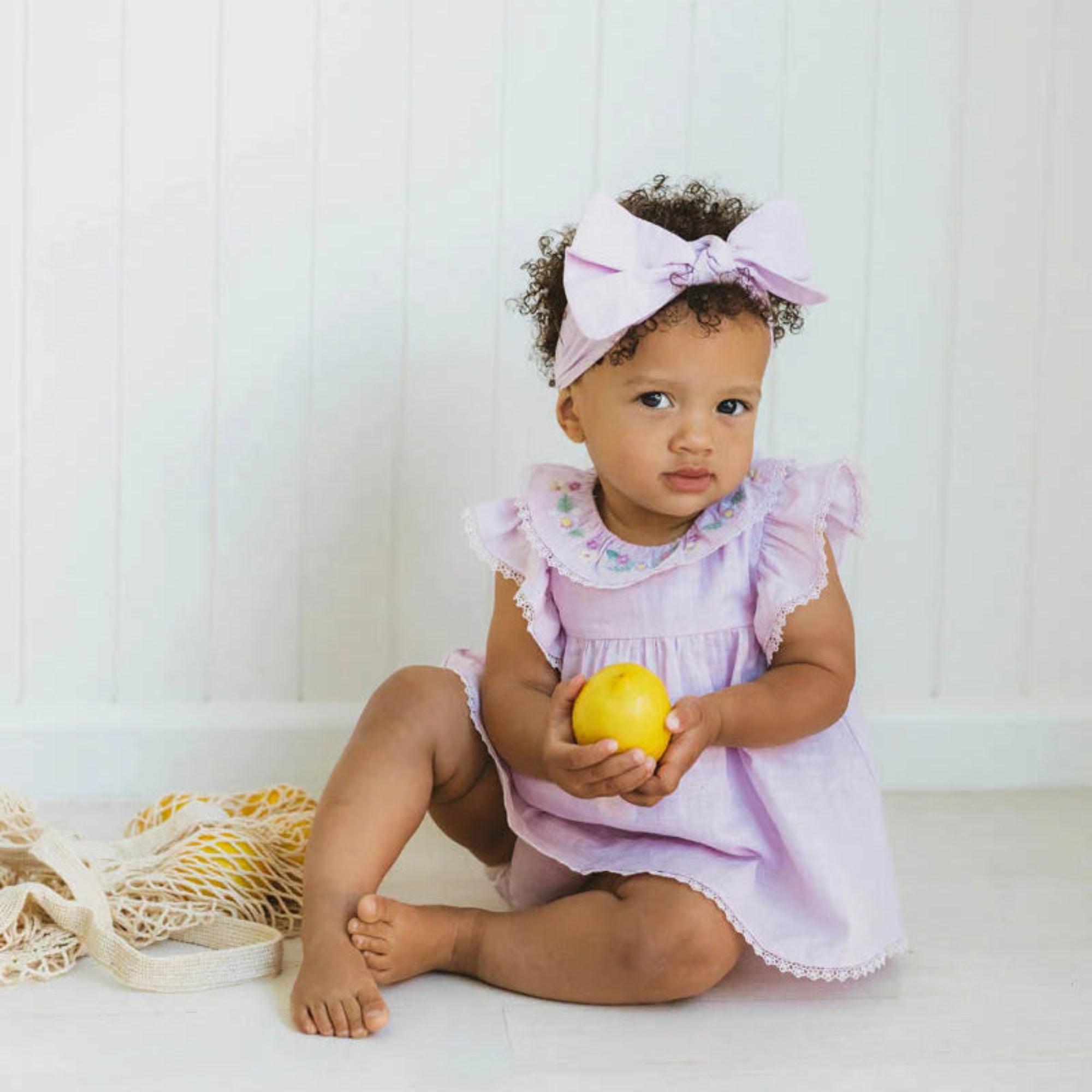 Bebe Madelyn Embroidered Overlay Bodysuit - Lilac