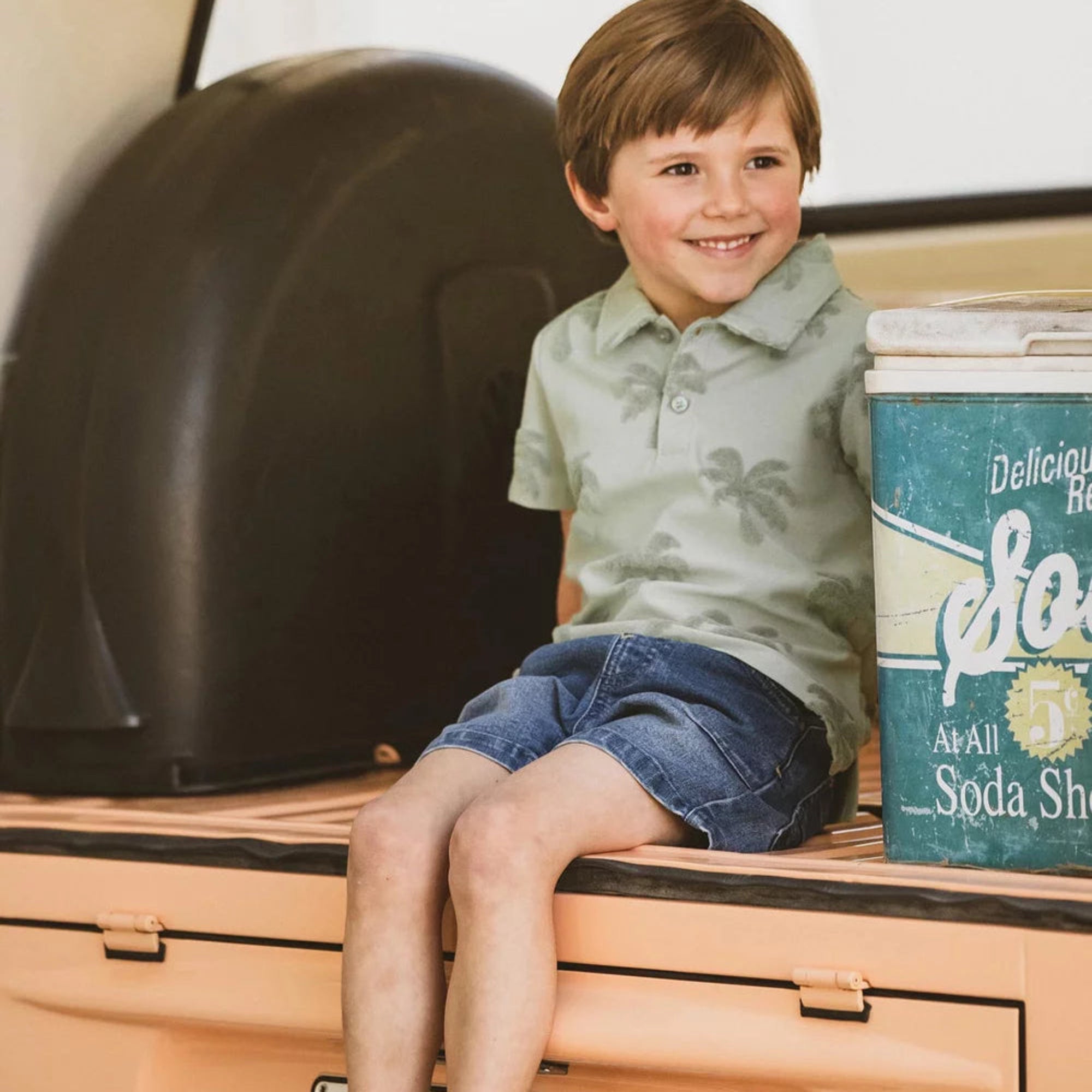 Bebe Ivan Tropical Trees Polo