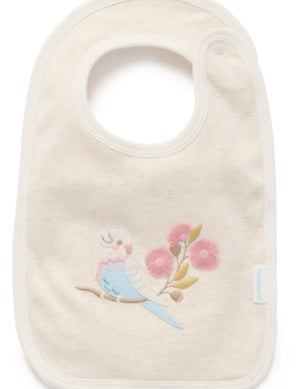 Purebaby Aviary Garden Zip Growsuit & Reversible Bib