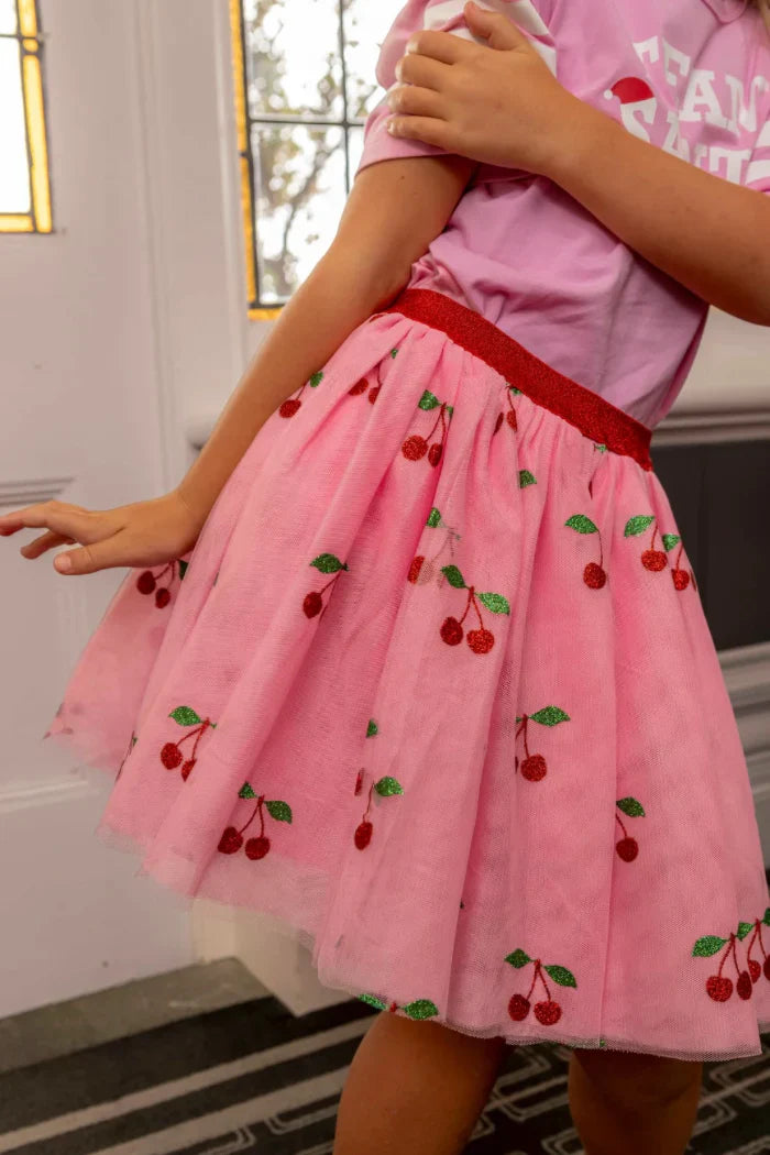 Milky Cherry Tutu Skirt