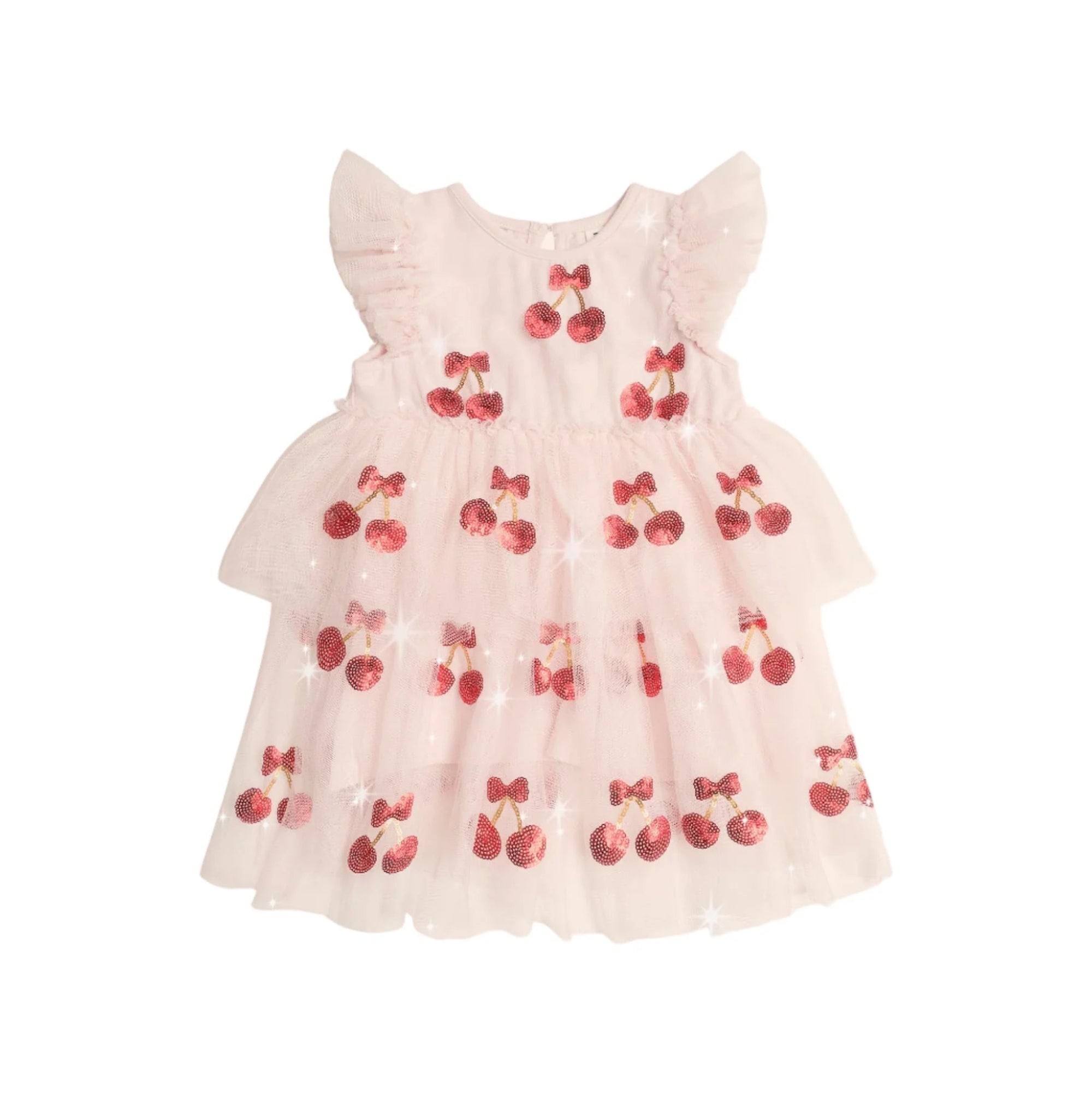 Huxbaby - Sequin Cherry Pie Tulle Dress