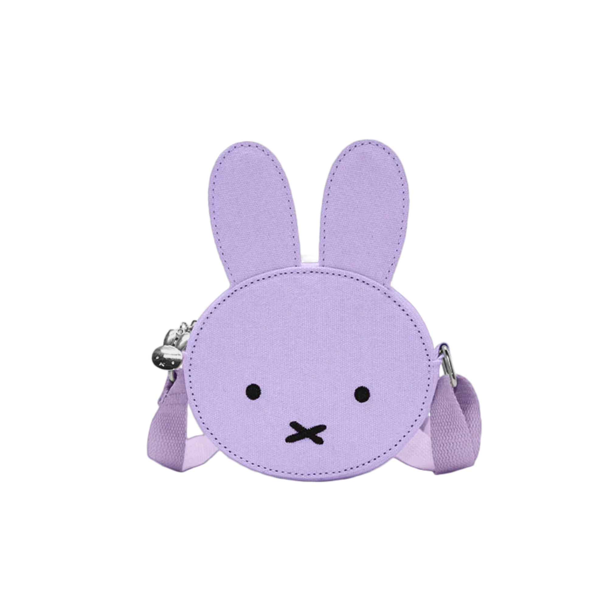 Miffy Canvas Ears Crossbody Bag - Lilac