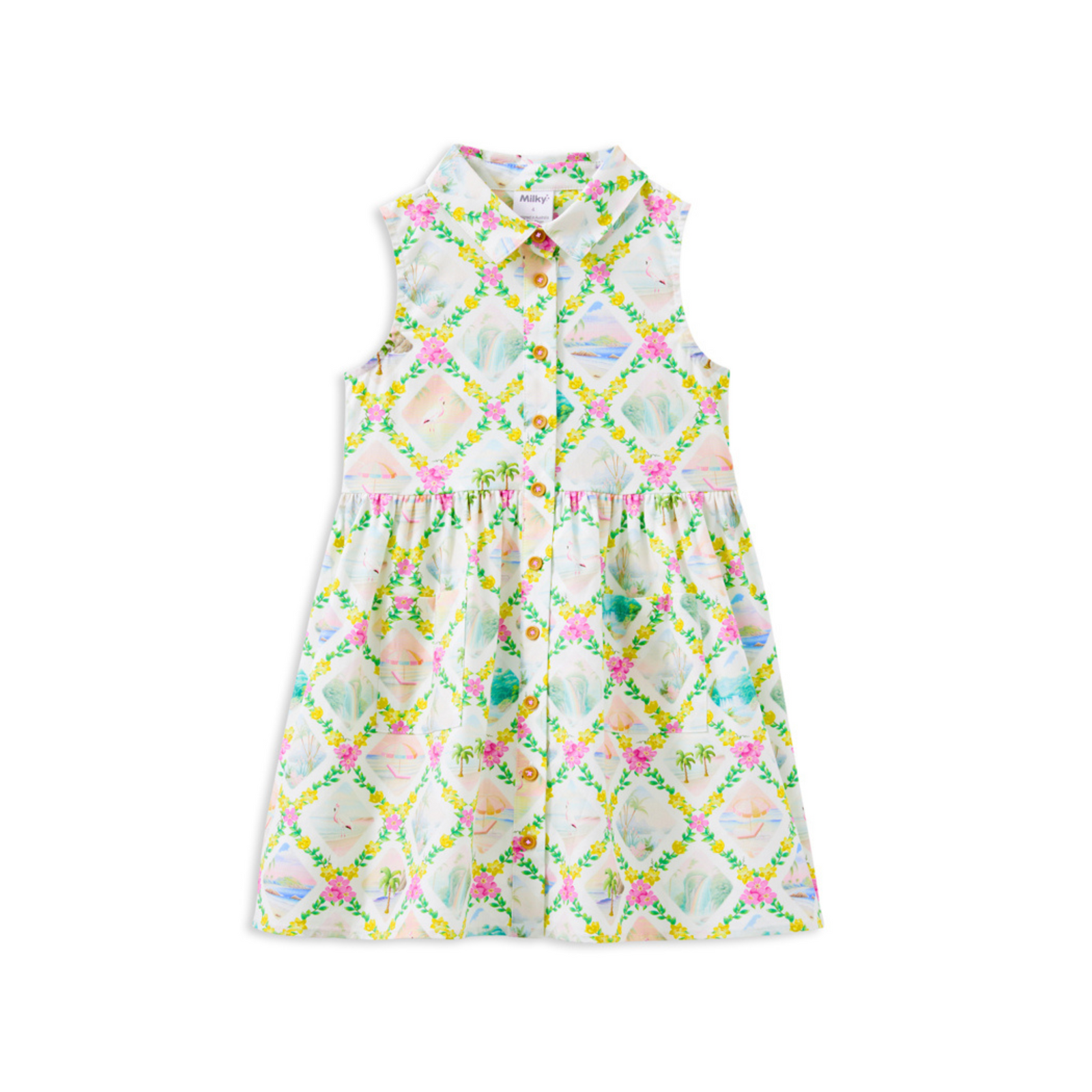 Milky Aloha Dress