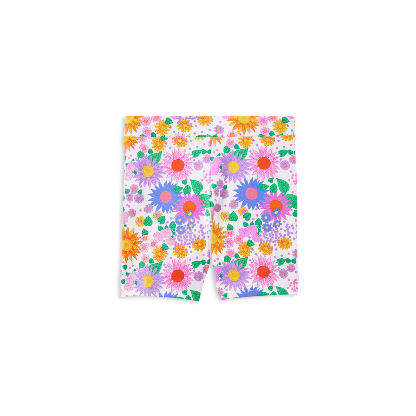 Milky Sunshine Floral Bike Short