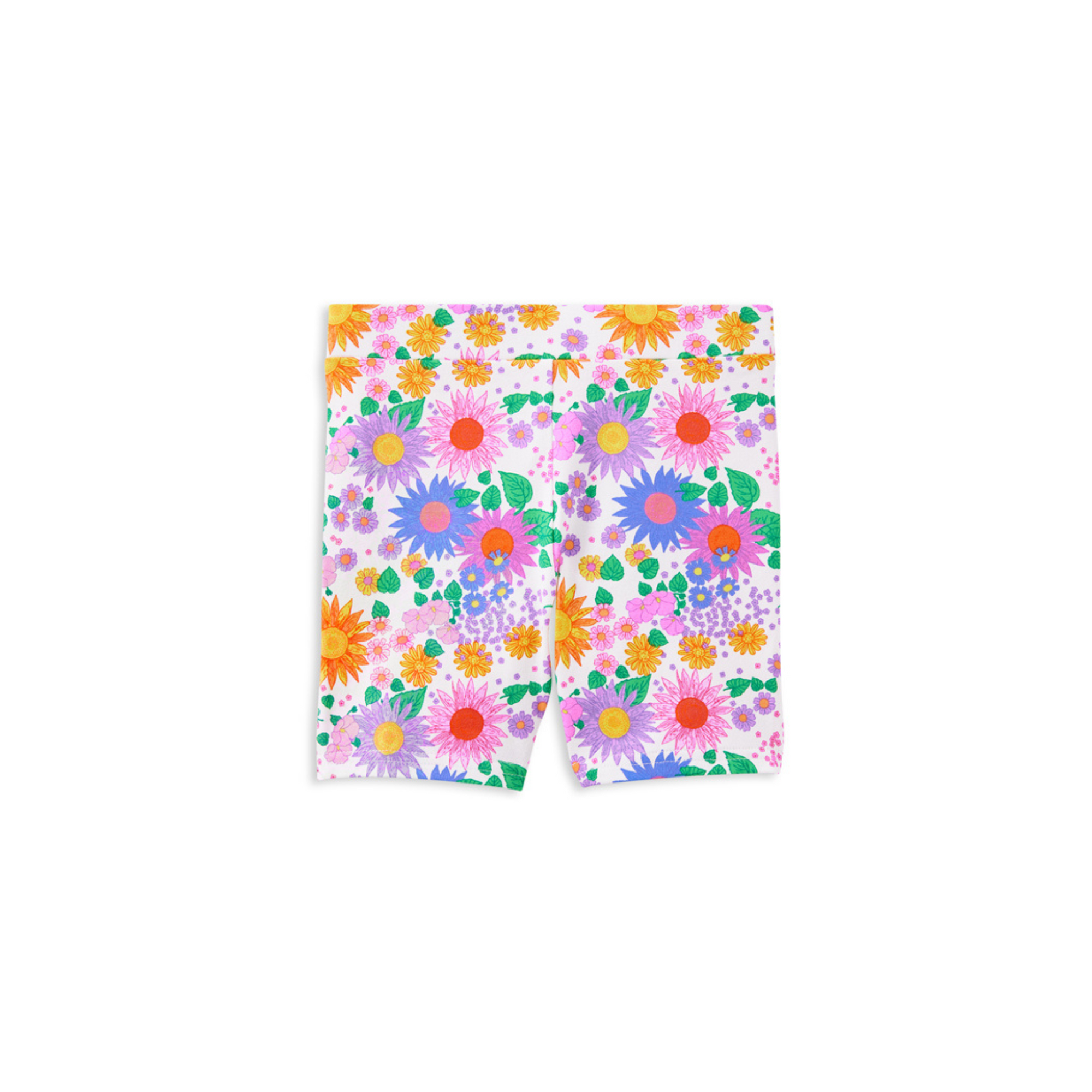 Milky Sunshine Floral Bike Short