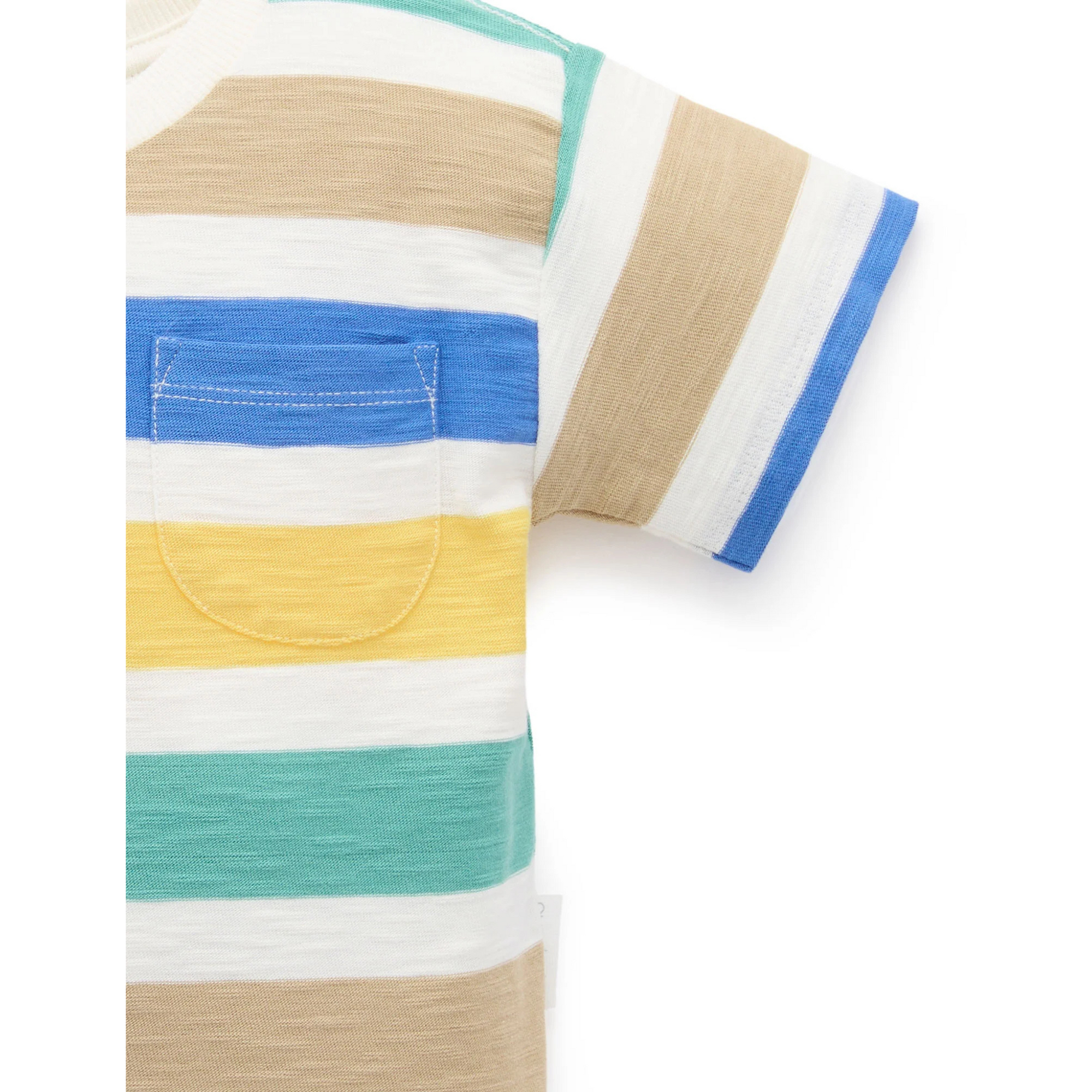 Purebaby Striped Relaxed Tee - Mexican Stripe