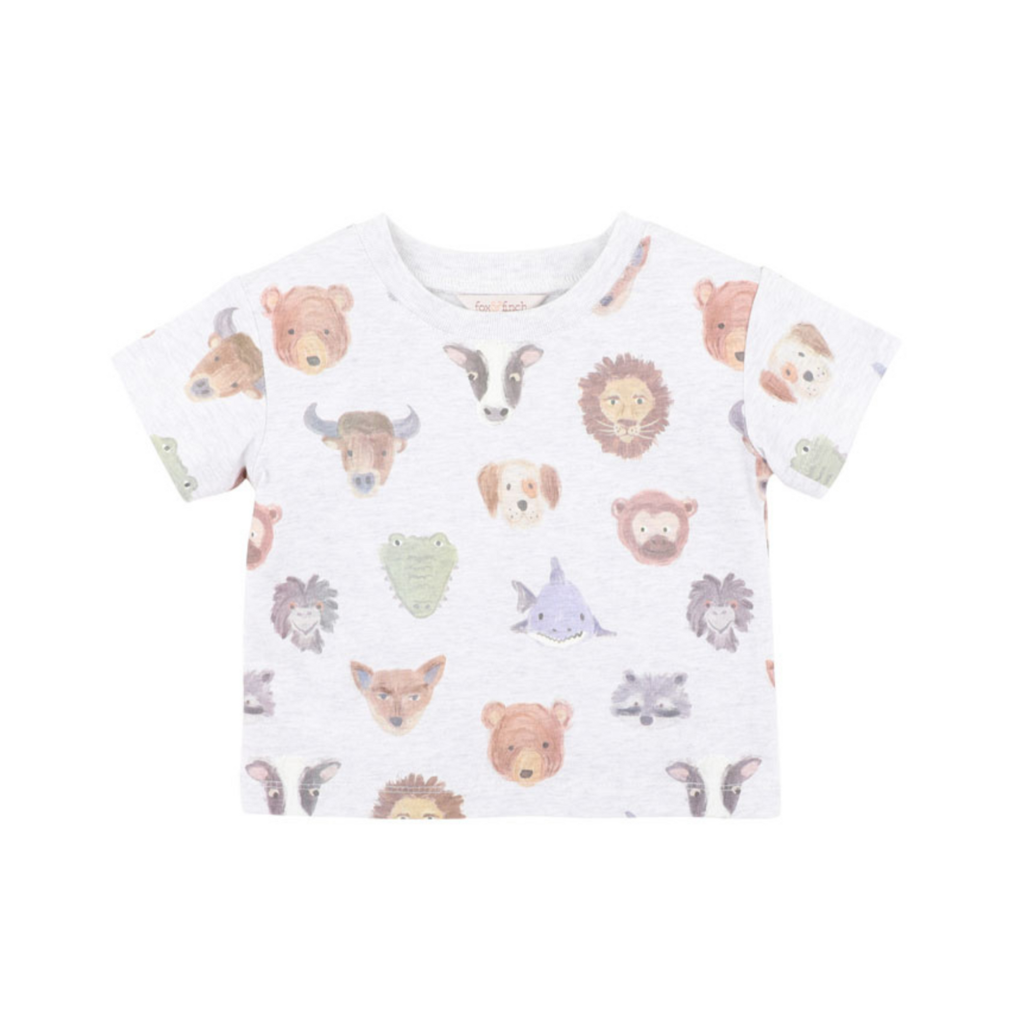Fox & Finch Wildlings Print Tee - Wildlings Print