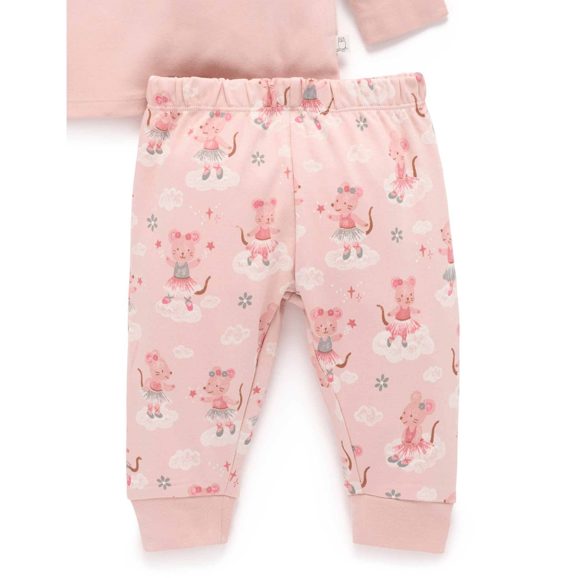 Purebaby Thick PJ Set - Ballet Dreams Print
