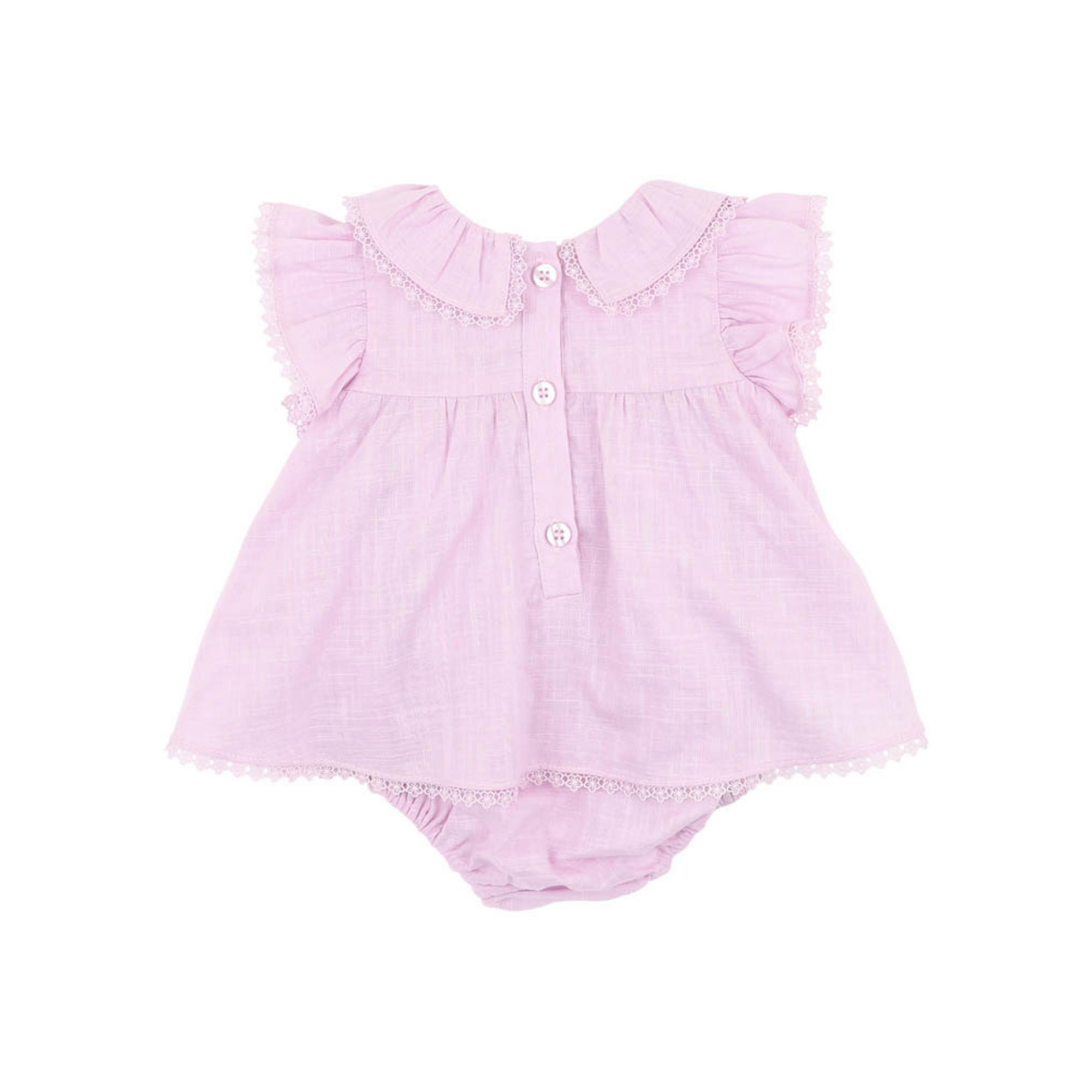 Bebe Madelyn Embroidered Overlay Bodysuit - Lilac