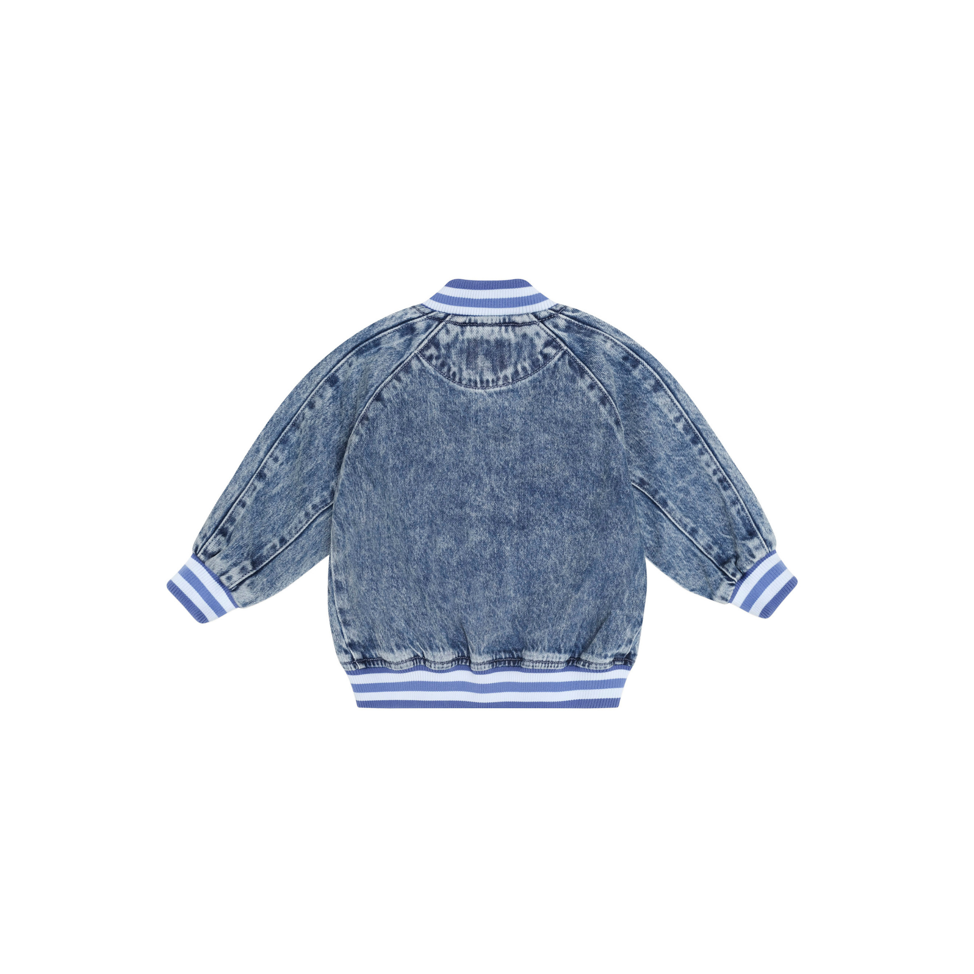Huxbaby Dreamy Denim Bomber Jacket - Denim